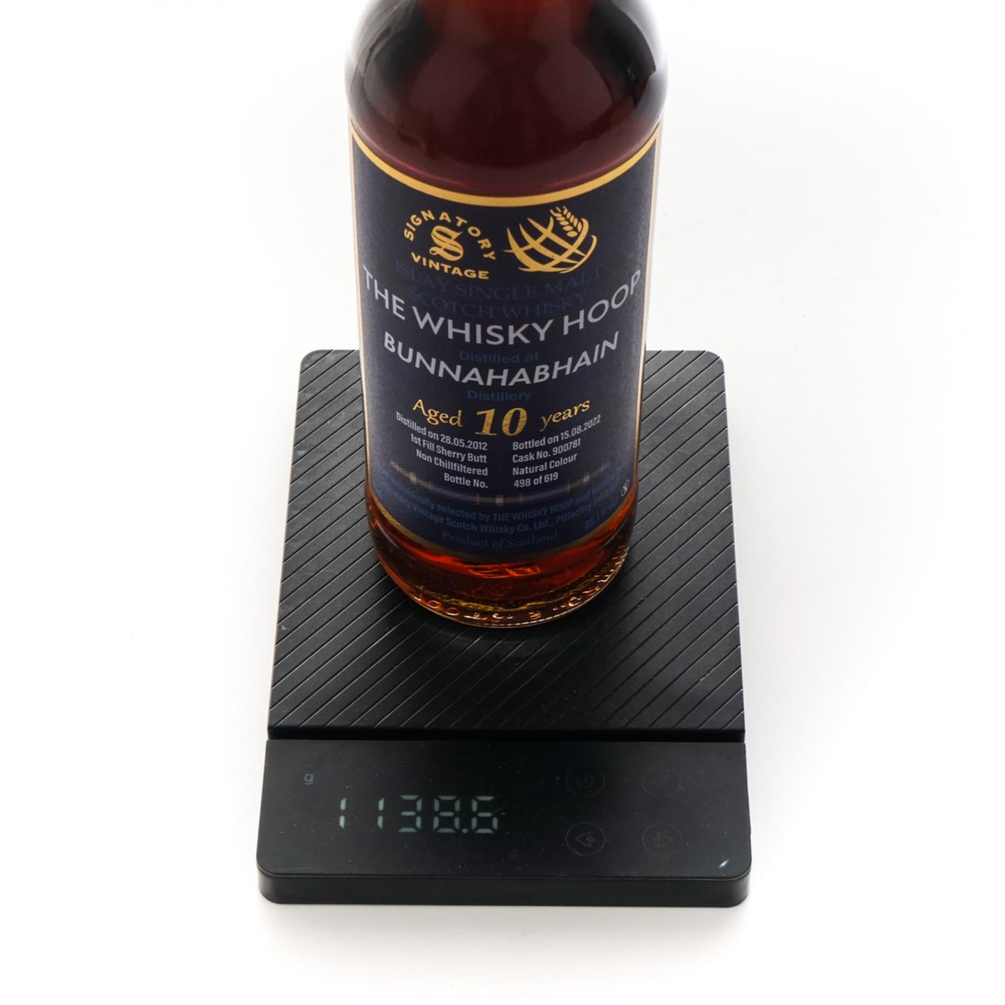 布纳哈本 10年 2012-2022 初填雪莉桶 The Whisky Hoop