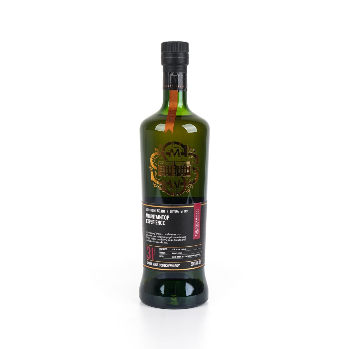 SMWS 50.118 磐火 31年 1990 波本单桶 53%