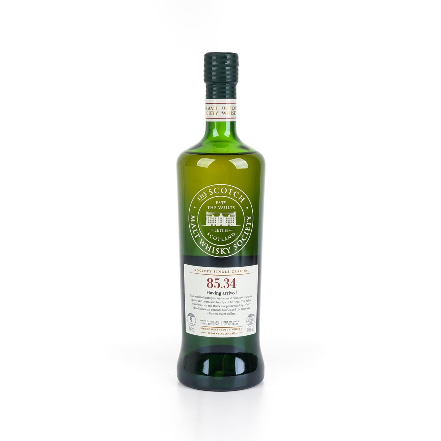 SMWS 85.34 格兰爱琴 9年 2006