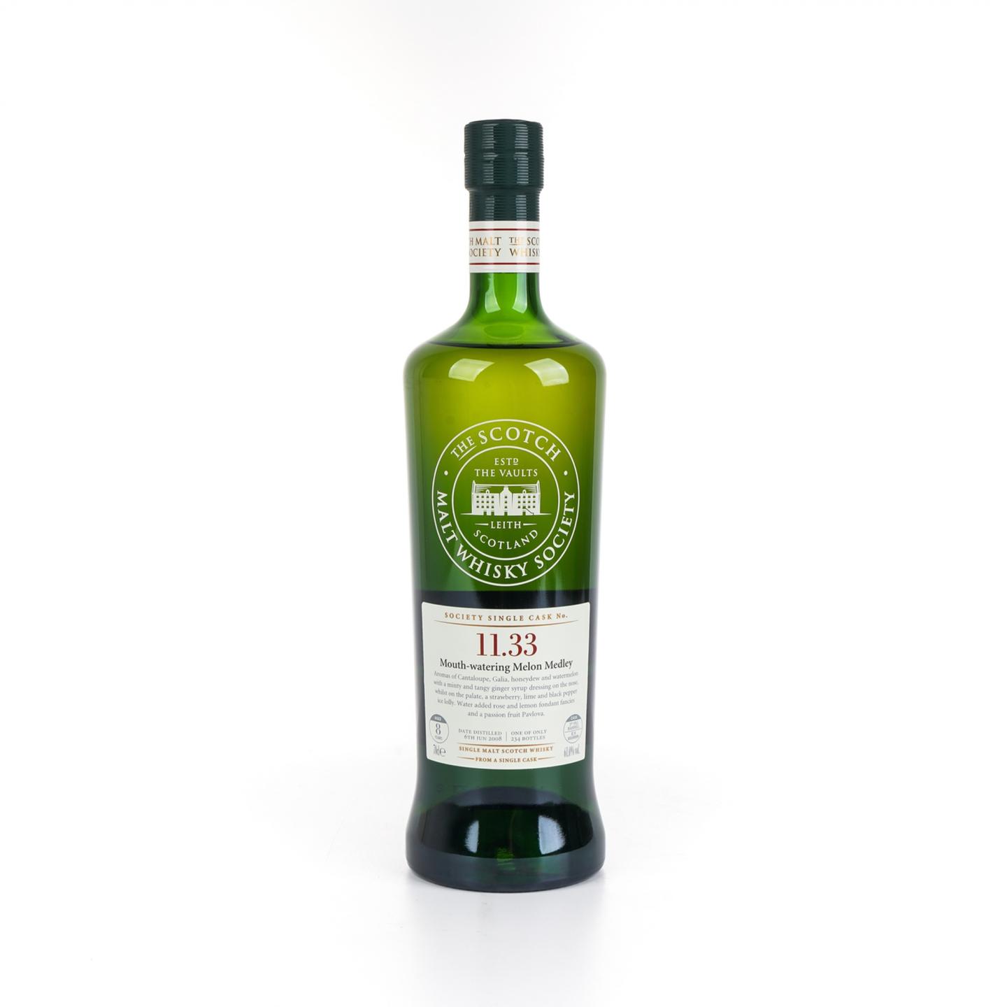 SMWS 11.33 汤马丁 8年 2008