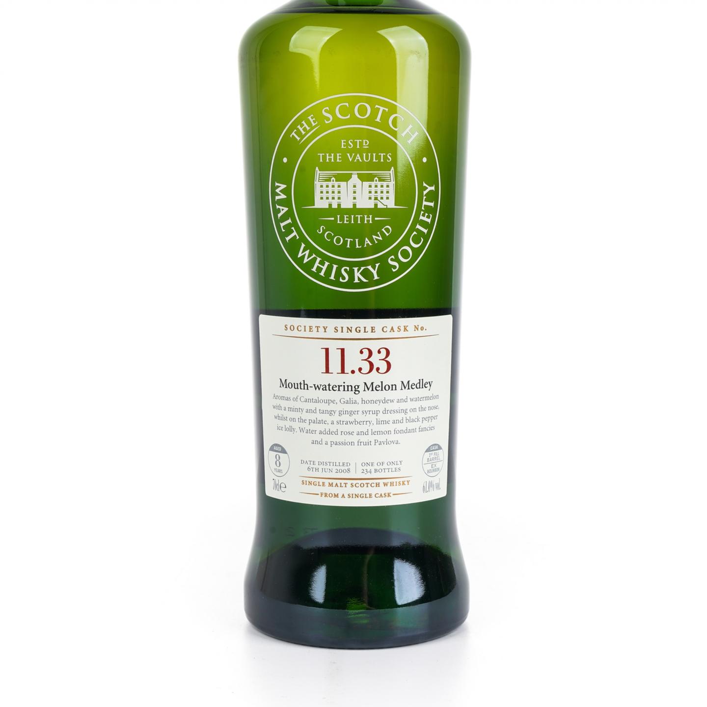 SMWS 11.33 汤马丁 8年 2008