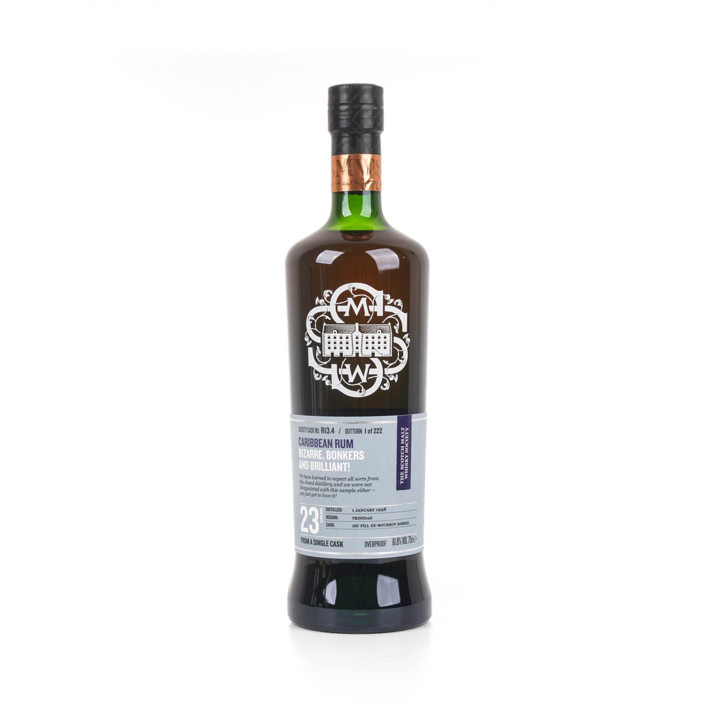 SMWS R13.4 Caroni 23年 1998 朗姆酒