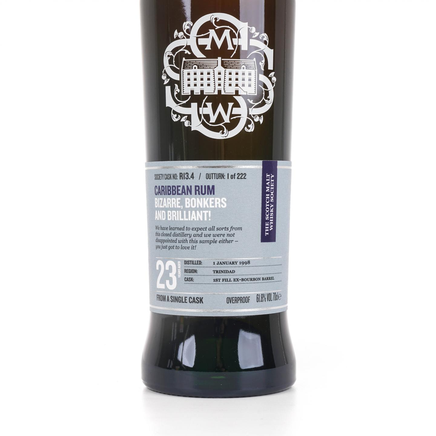 SMWS R13.4 Caroni 23年 1998 朗姆酒