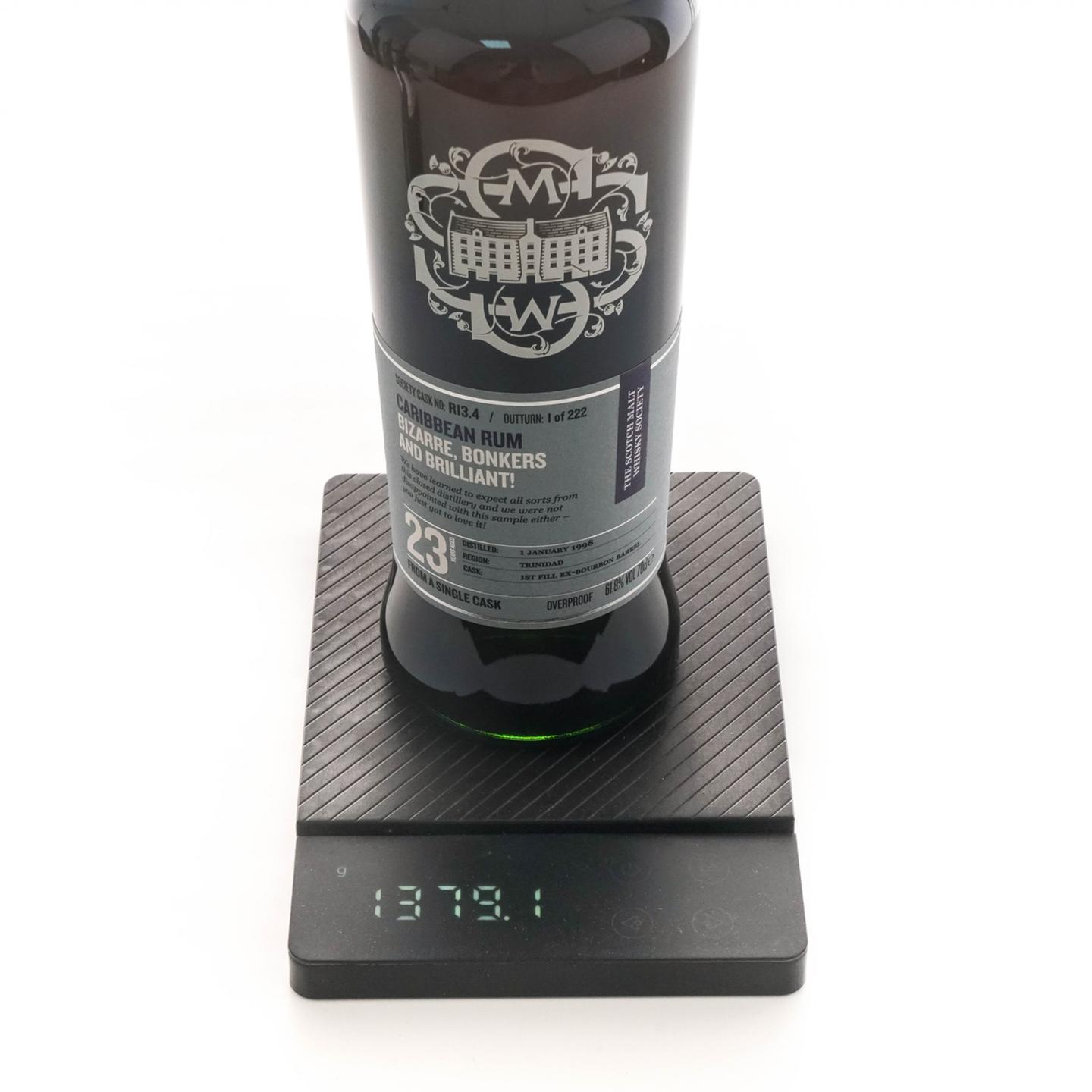 SMWS R13.4 Caroni 23年 1998 朗姆酒
