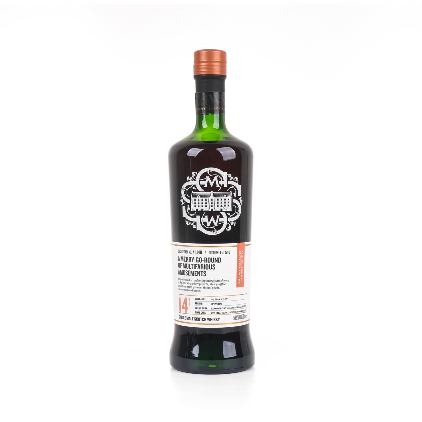 SMWS 41.148 大云 14年 2007 雪莉桶