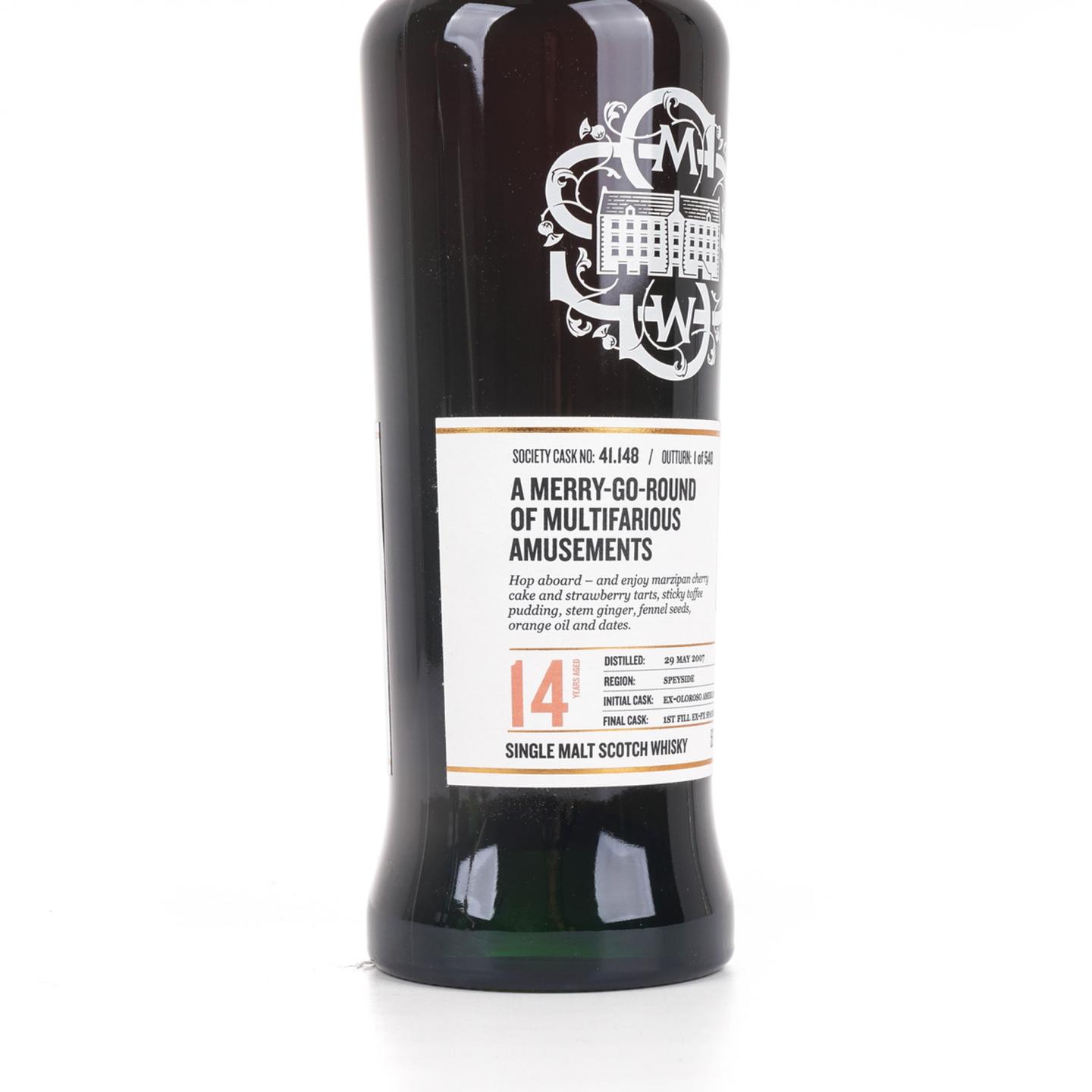 SMWS 41.148 大云 14年 2007 雪莉桶