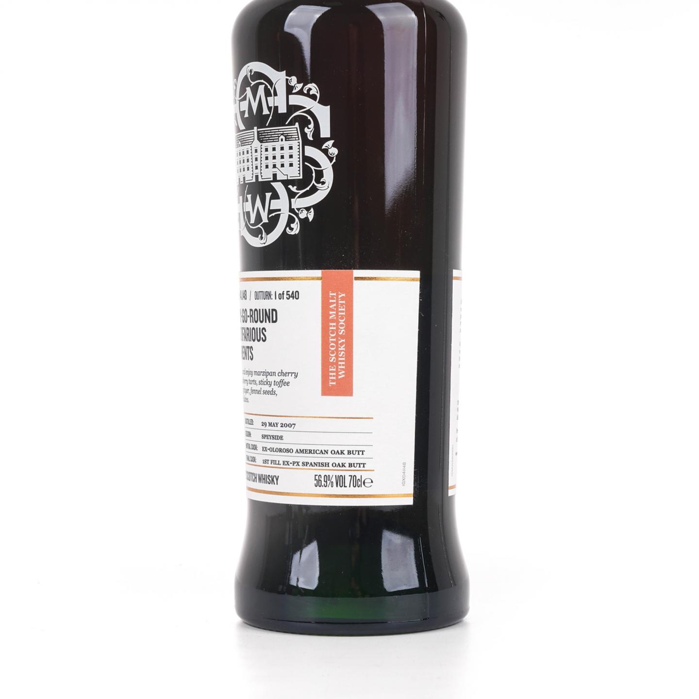 SMWS 41.148 大云 14年 2007 雪莉桶