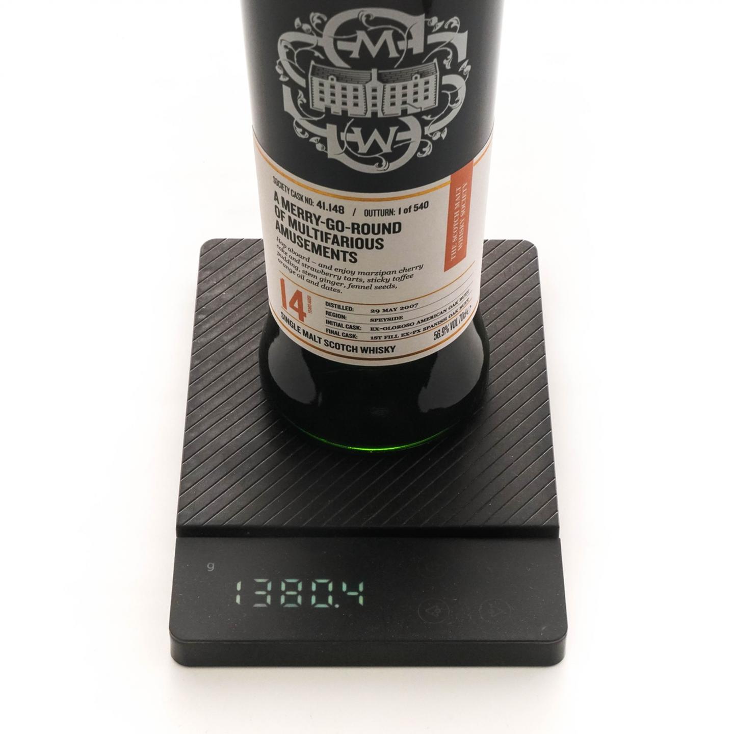 SMWS 41.148 大云 14年 2007 雪莉桶
