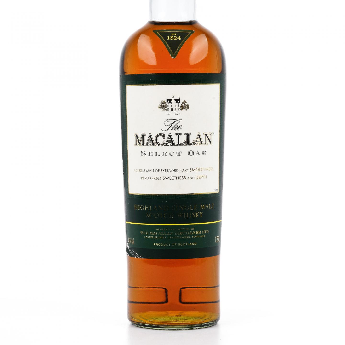 麦卡伦 1824 Select Oak 绿标 1.75L