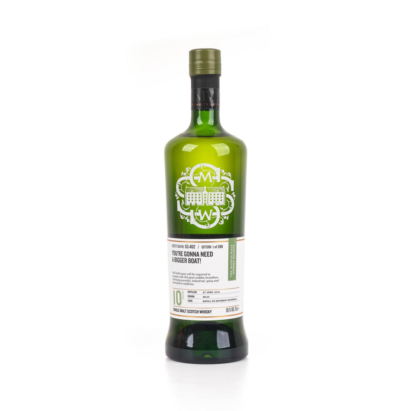 SMWS 53.402 卡尔里拉 10年 2011
