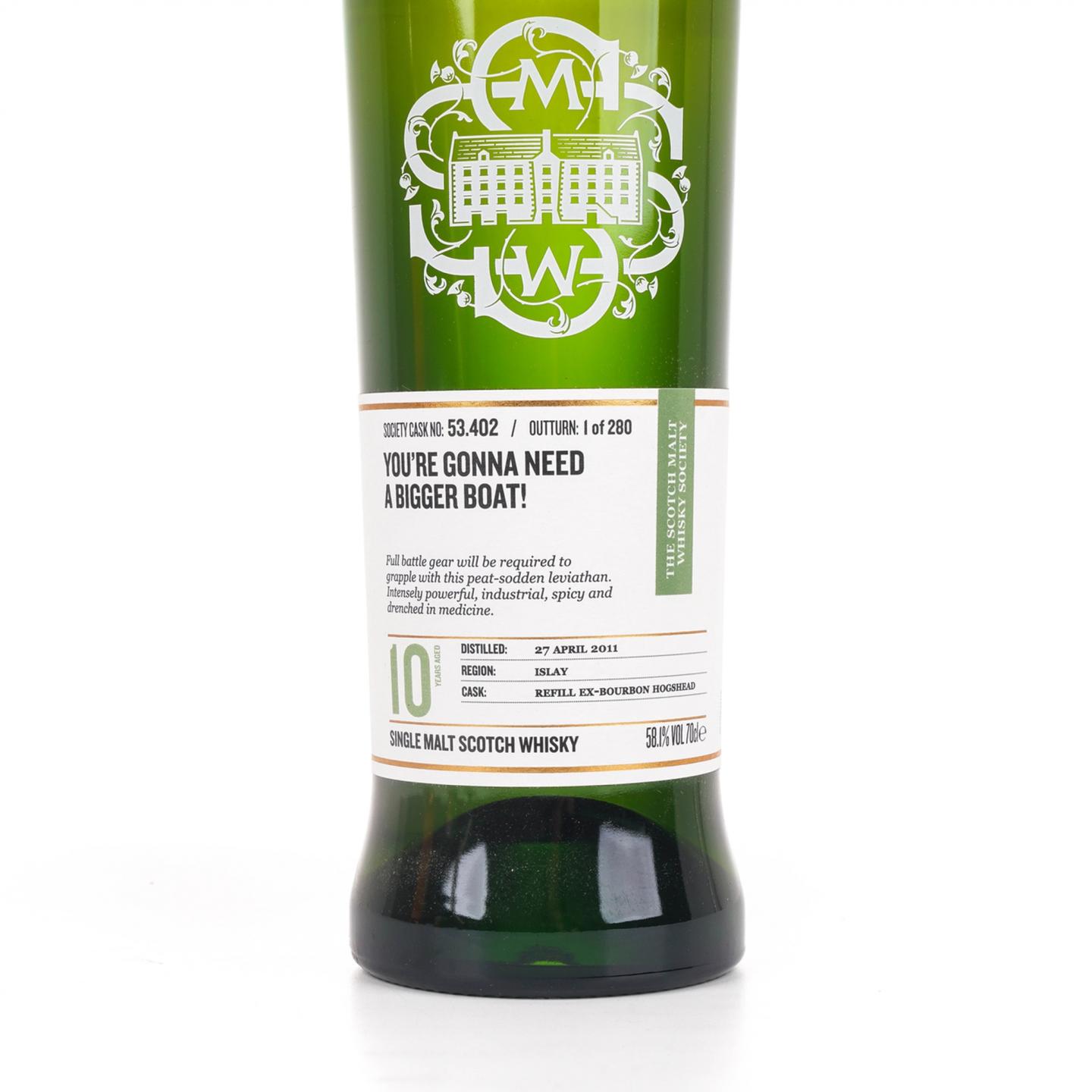 SMWS 53.402 卡尔里拉 10年 2011