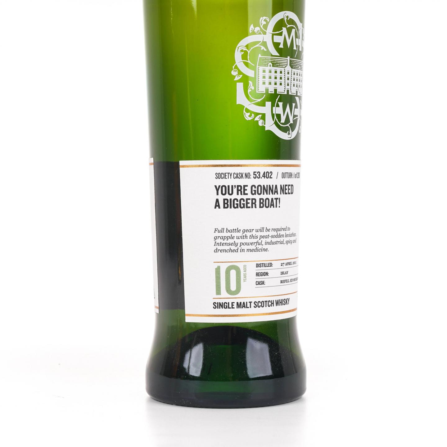 SMWS 53.402 卡尔里拉 10年 2011