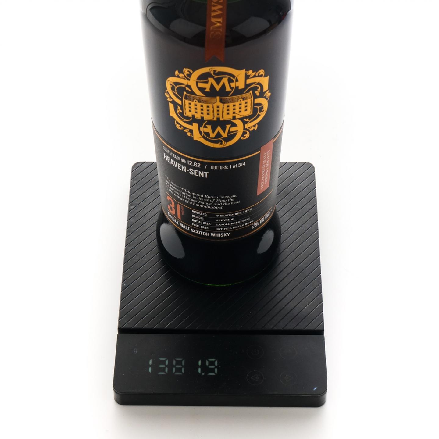 SMWS 12.62 本利亚克 31年 1989 雪莉桶