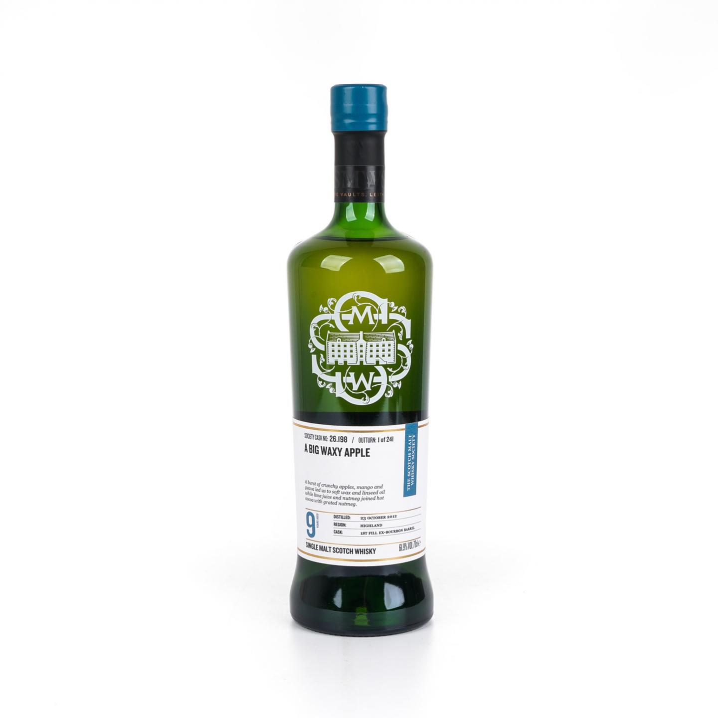 SMWS 26.198 克里尼利基 9年 2012