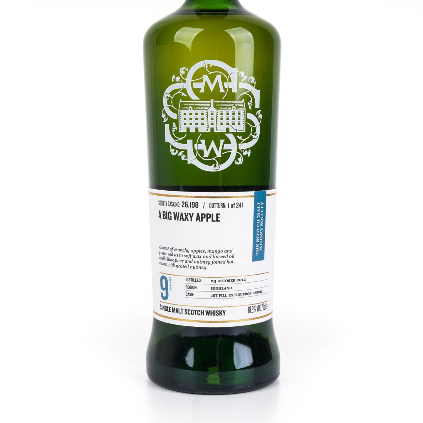 SMWS 26.198 克里尼利基 9年 2012