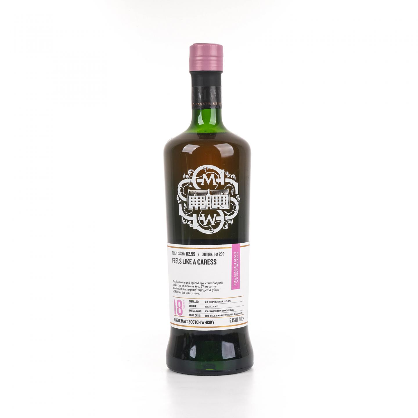 SMWS 112.99 罗曼湖 18年 2003