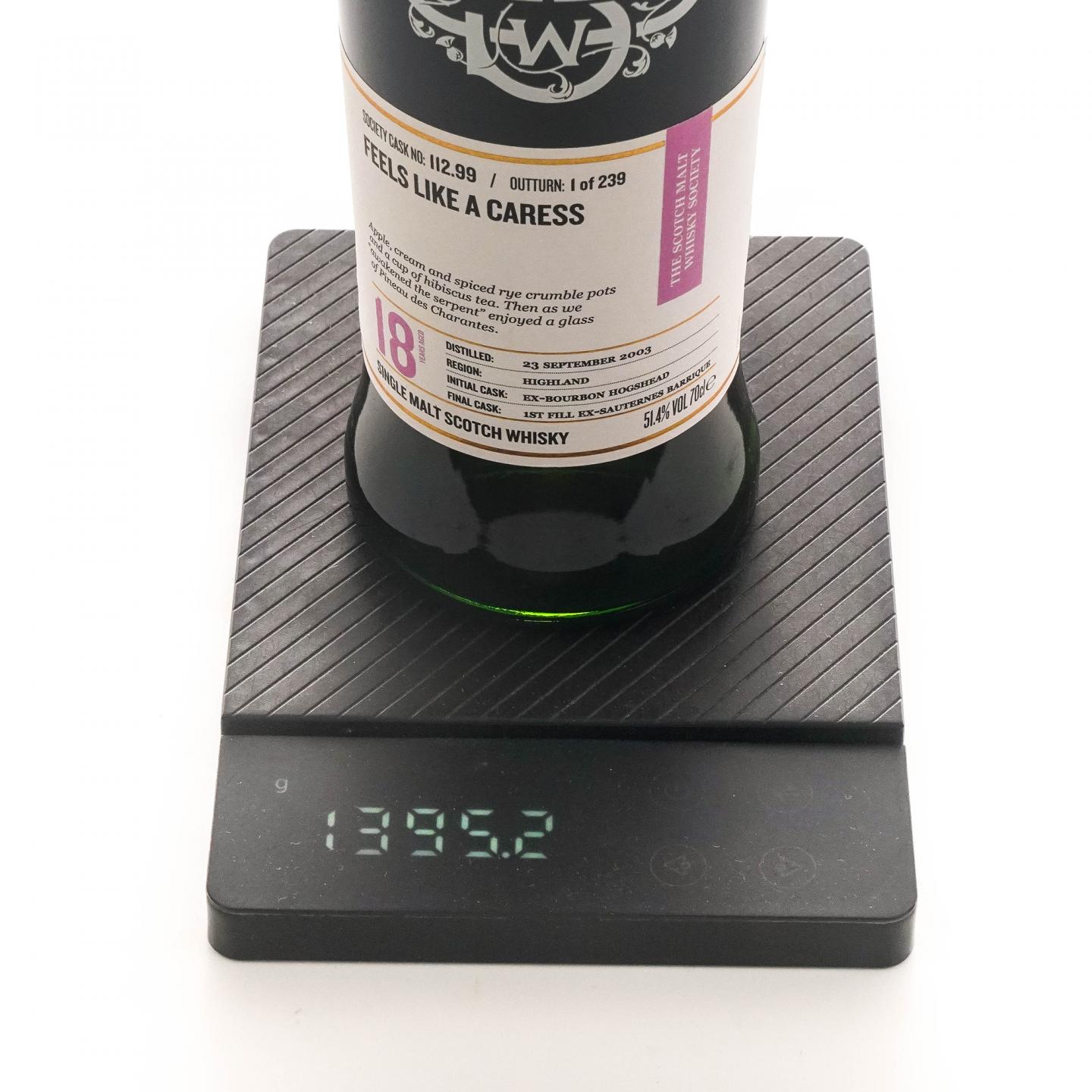 SMWS 112.99 罗曼湖 18年 2003