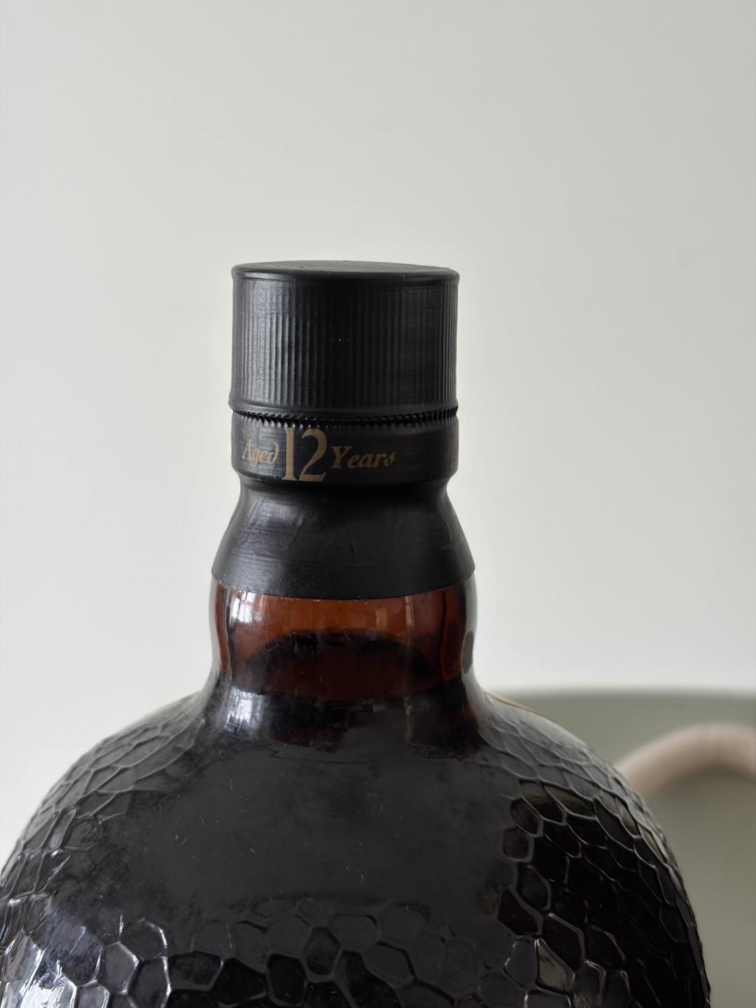 1L 70~80年代Old Parr老伯威 欧伯12年伯爵 43％礼盒 帝亚吉欧