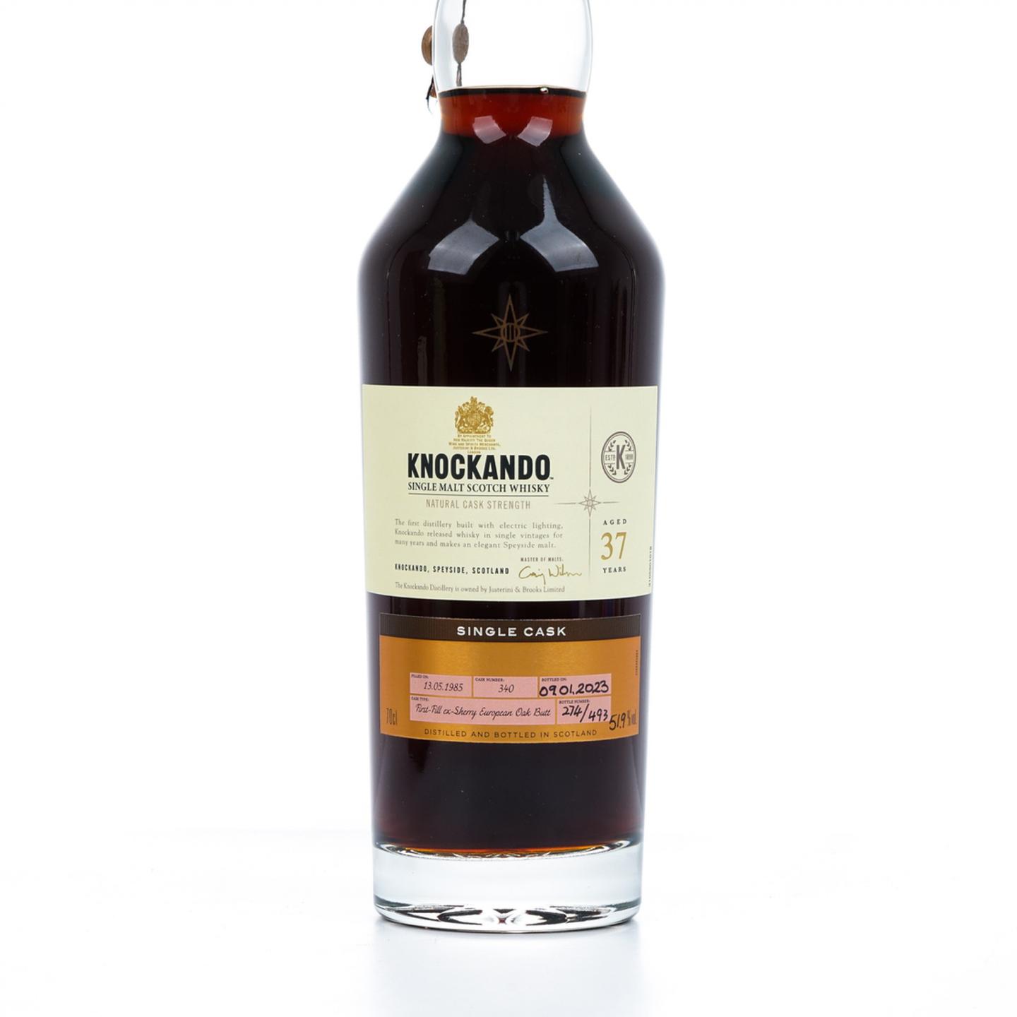 洛坎多 37年 1985-2023 雪莉单桶 COD星星标 Single Cask 桶强 行货