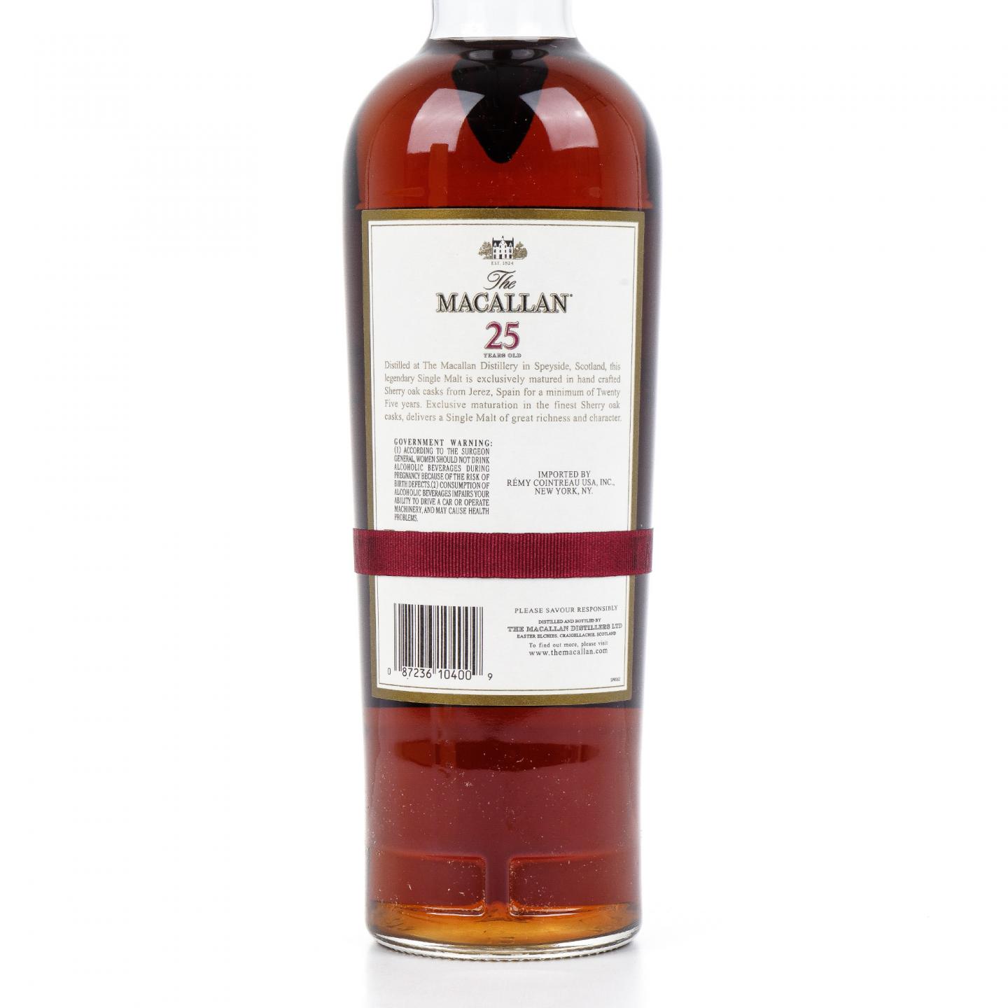 麦卡伦 25年 红腰带 木盒 750ml