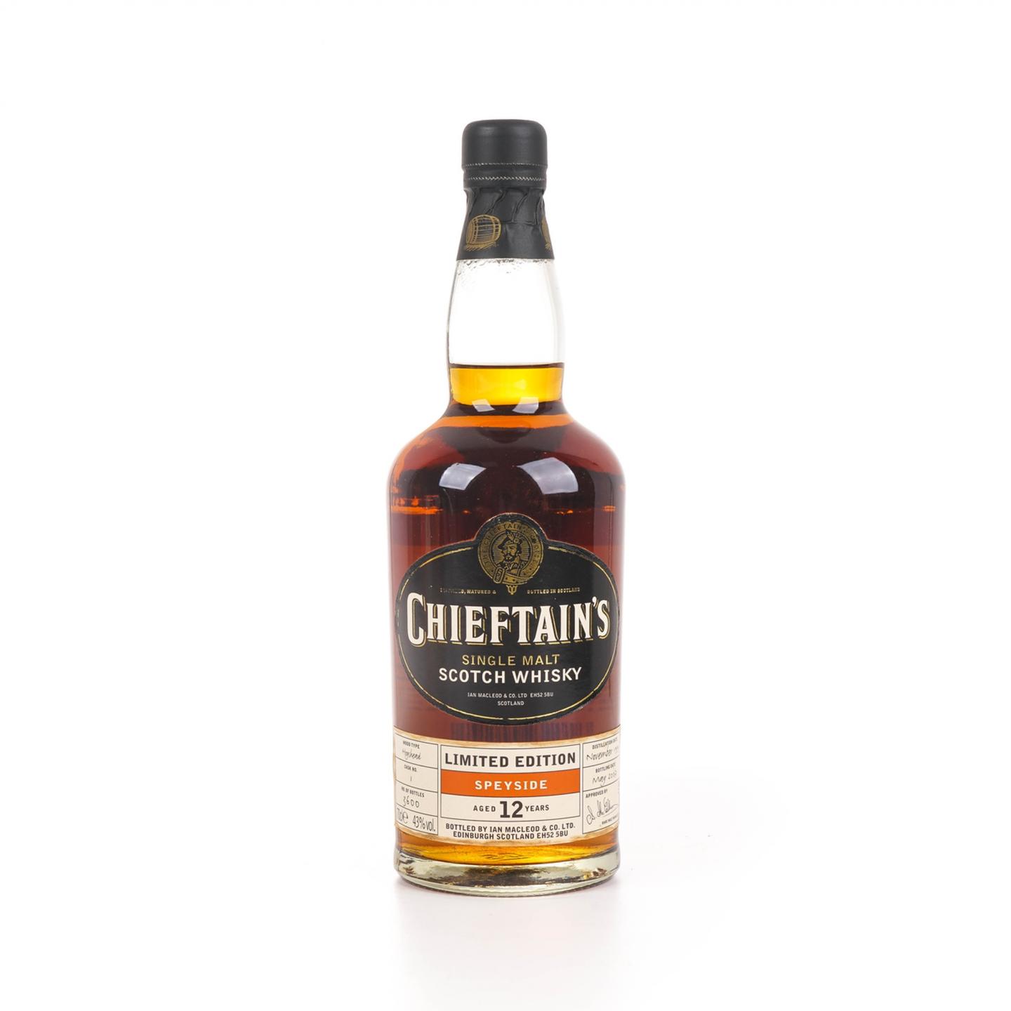 老酋长 Speyside 12年 1993-2007 限量版