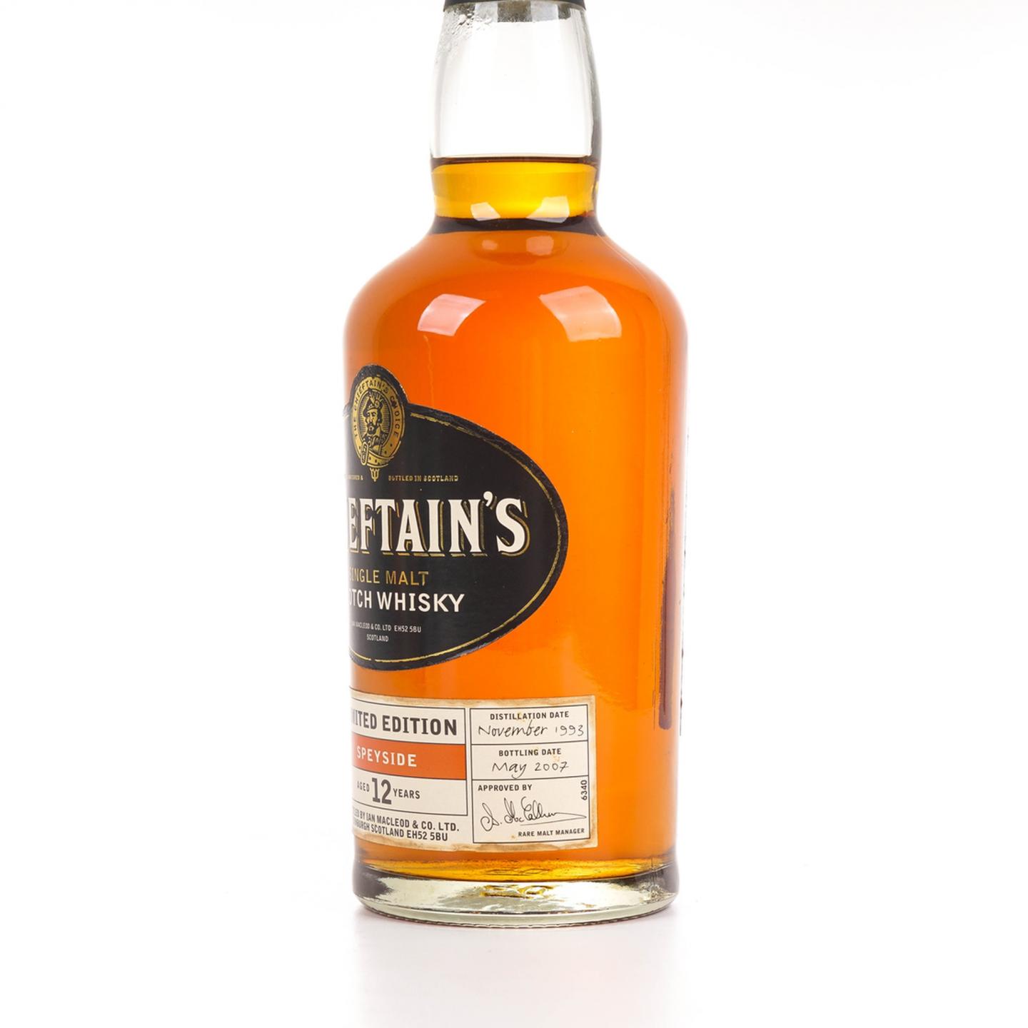 老酋长 Speyside 12年 1993-2007 限量版