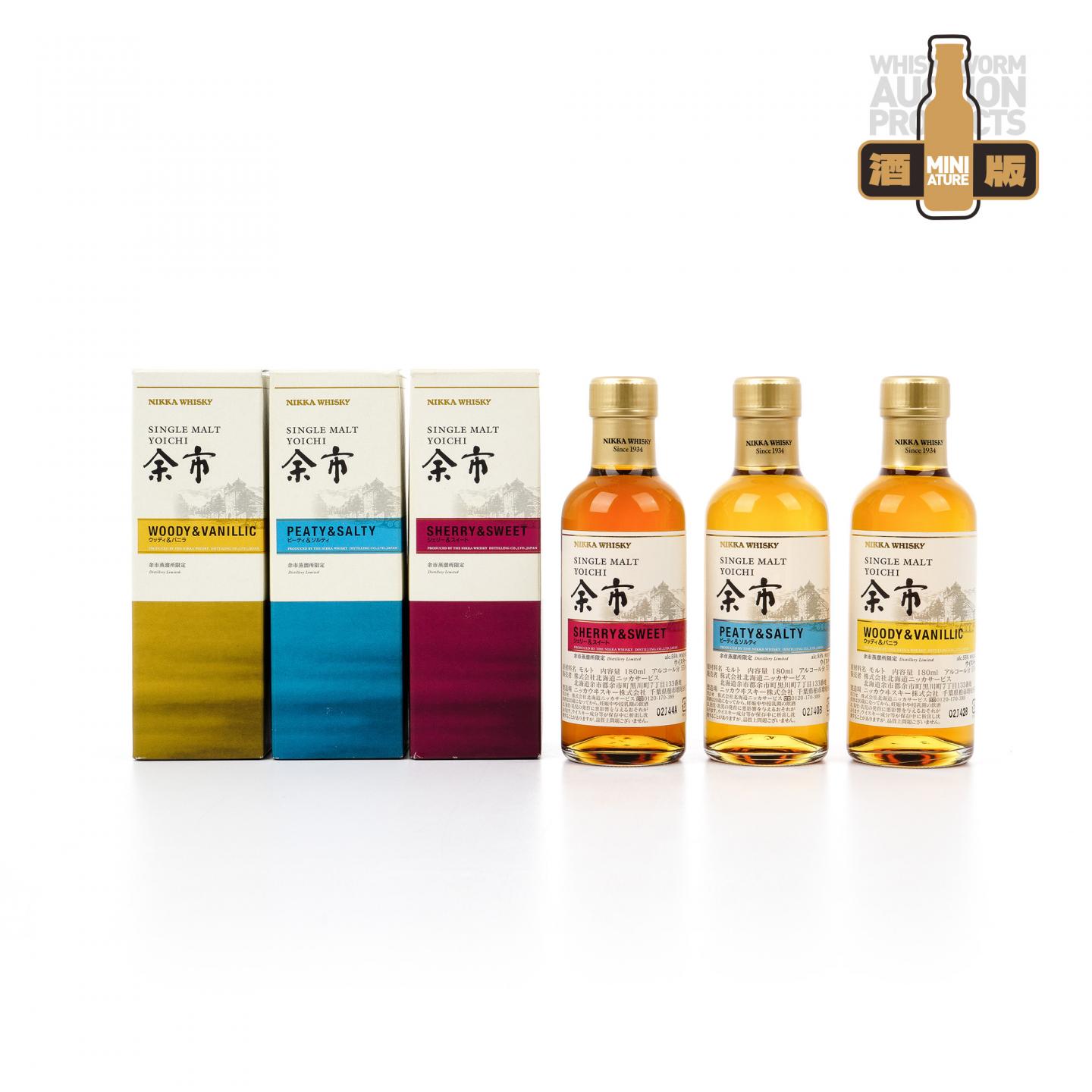 【中样】余市 风味桶系列 180ML*3瓶组
