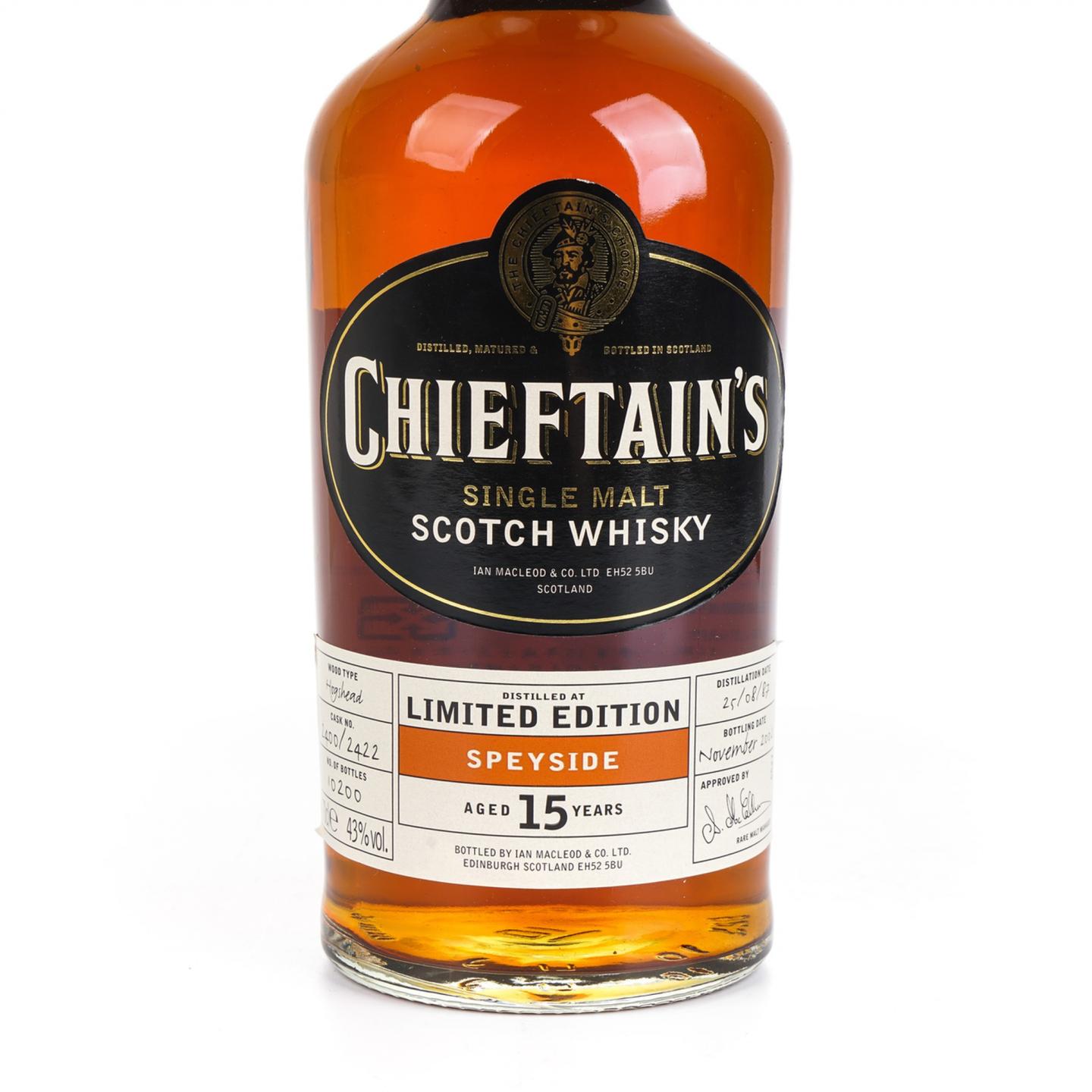 老酋长 Speyside 15年 1987-2002 限量版