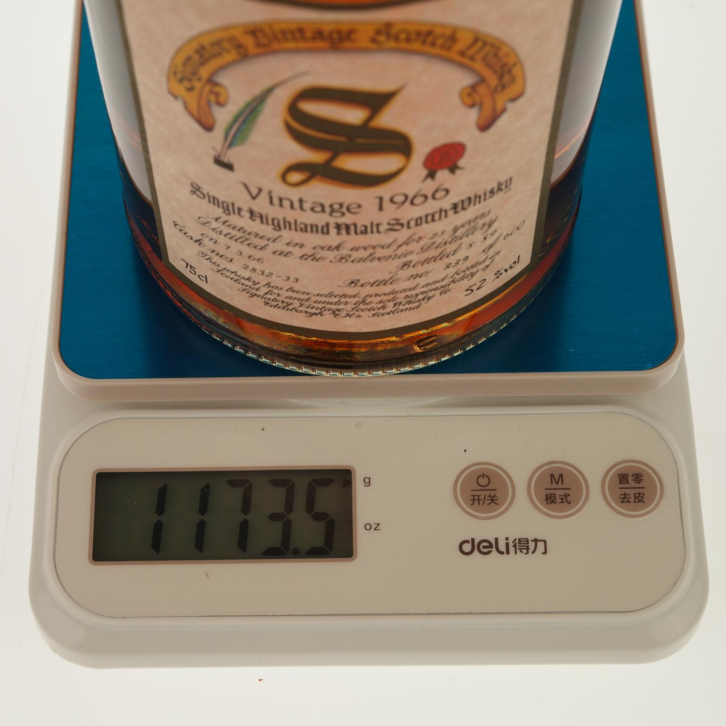 【威士忌】百富 23年 1966 SV 750ml