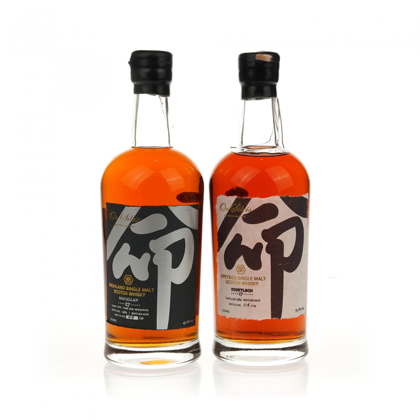 【威士忌】黑白双命 麦卡伦27年/慕赫27年 2支组 700ml*2