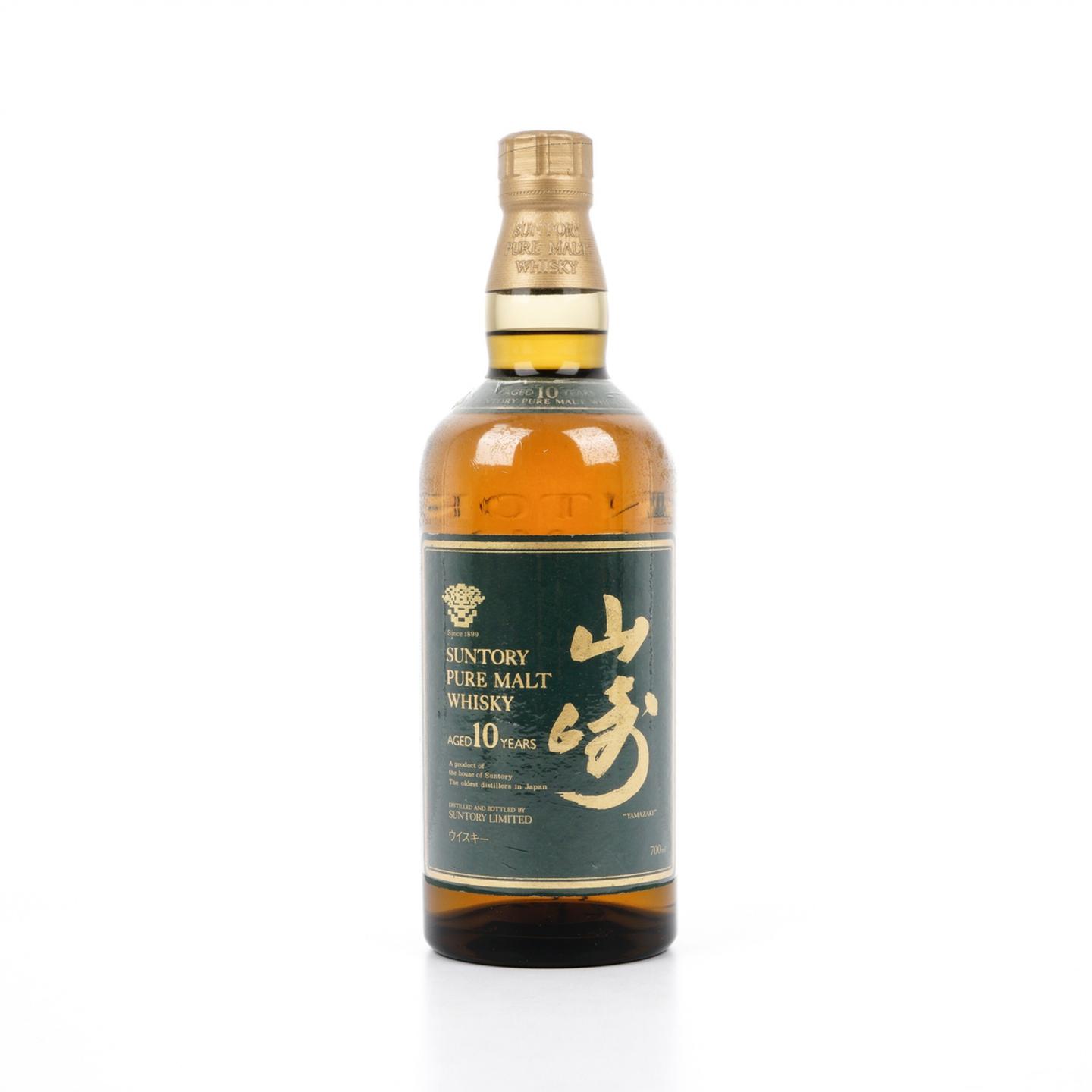山崎 10年 金花标 Pure Malt 绿标