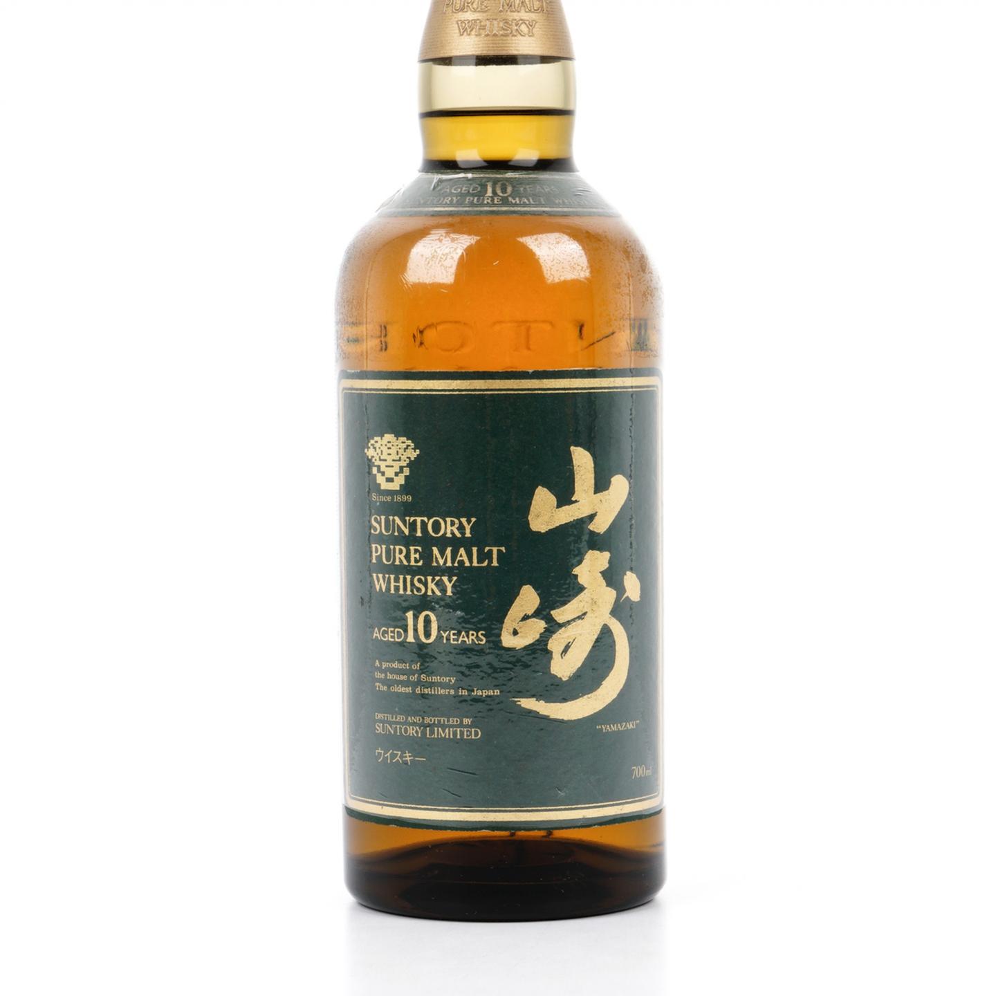 山崎 10年 金花标 Pure Malt 绿标