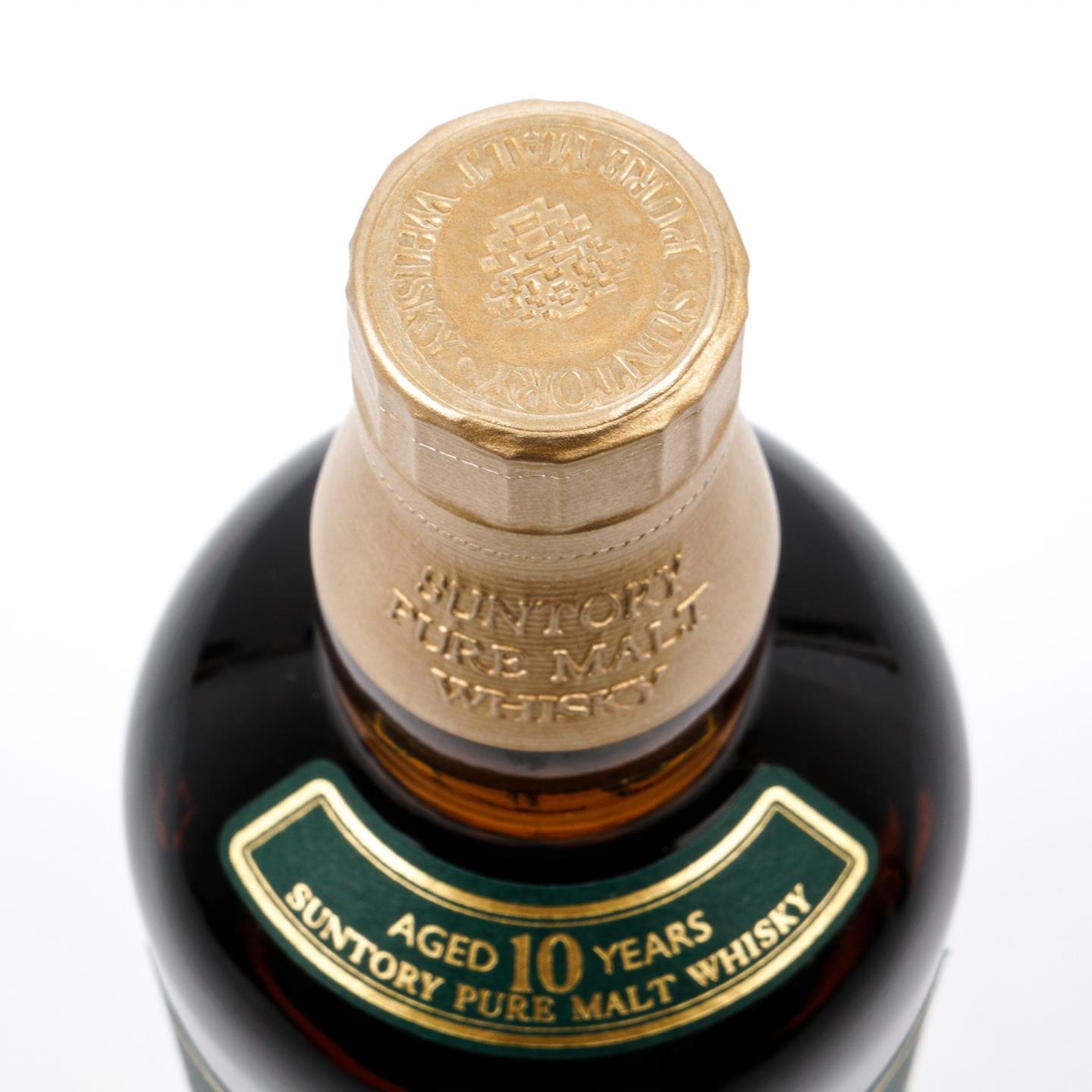 山崎 10年 金花标 Pure Malt 绿标 700ml