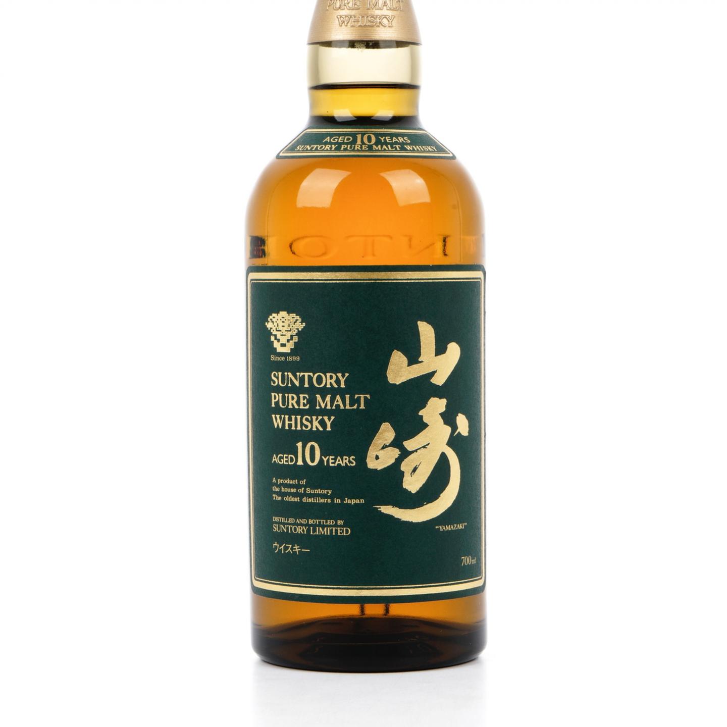 山崎 10年 金花标 Pure Malt 绿标 700ml