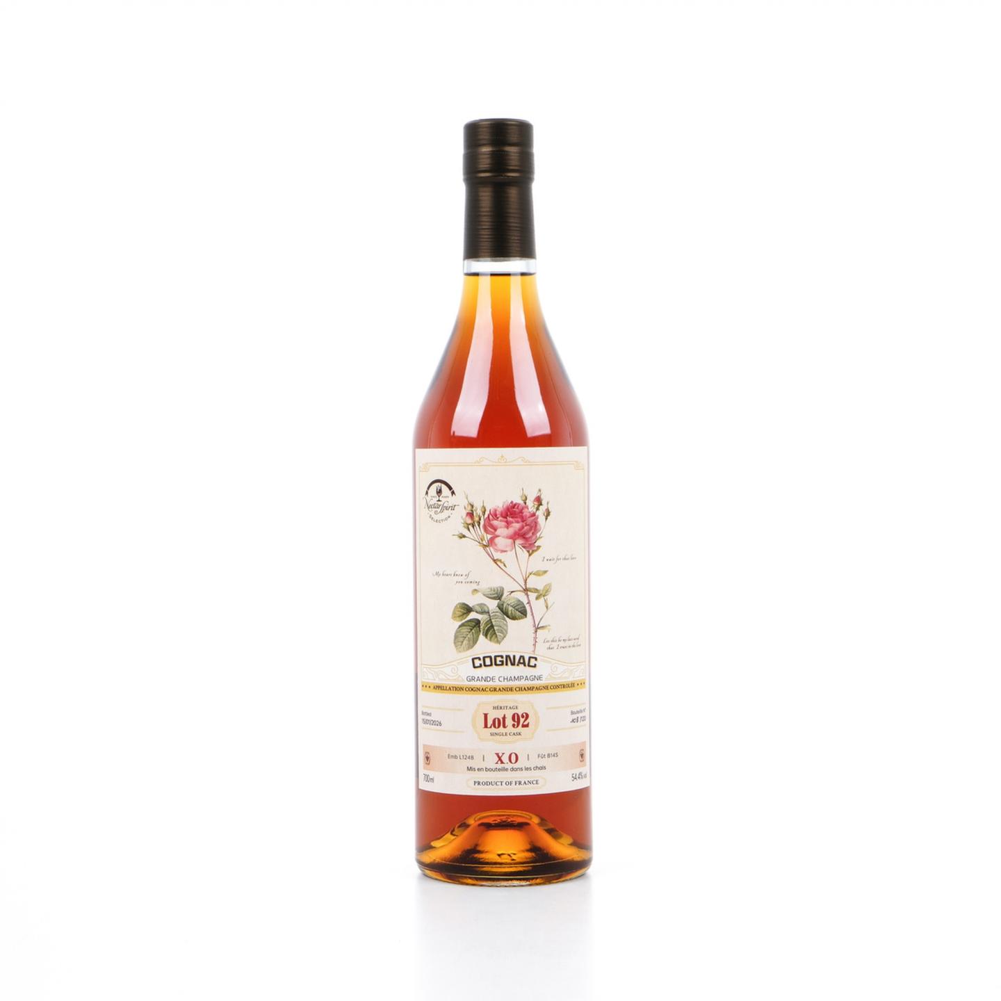 玫瑰之约 2026 Lot 92 大香槟区 单桶 干邑XO Nectar Spirit