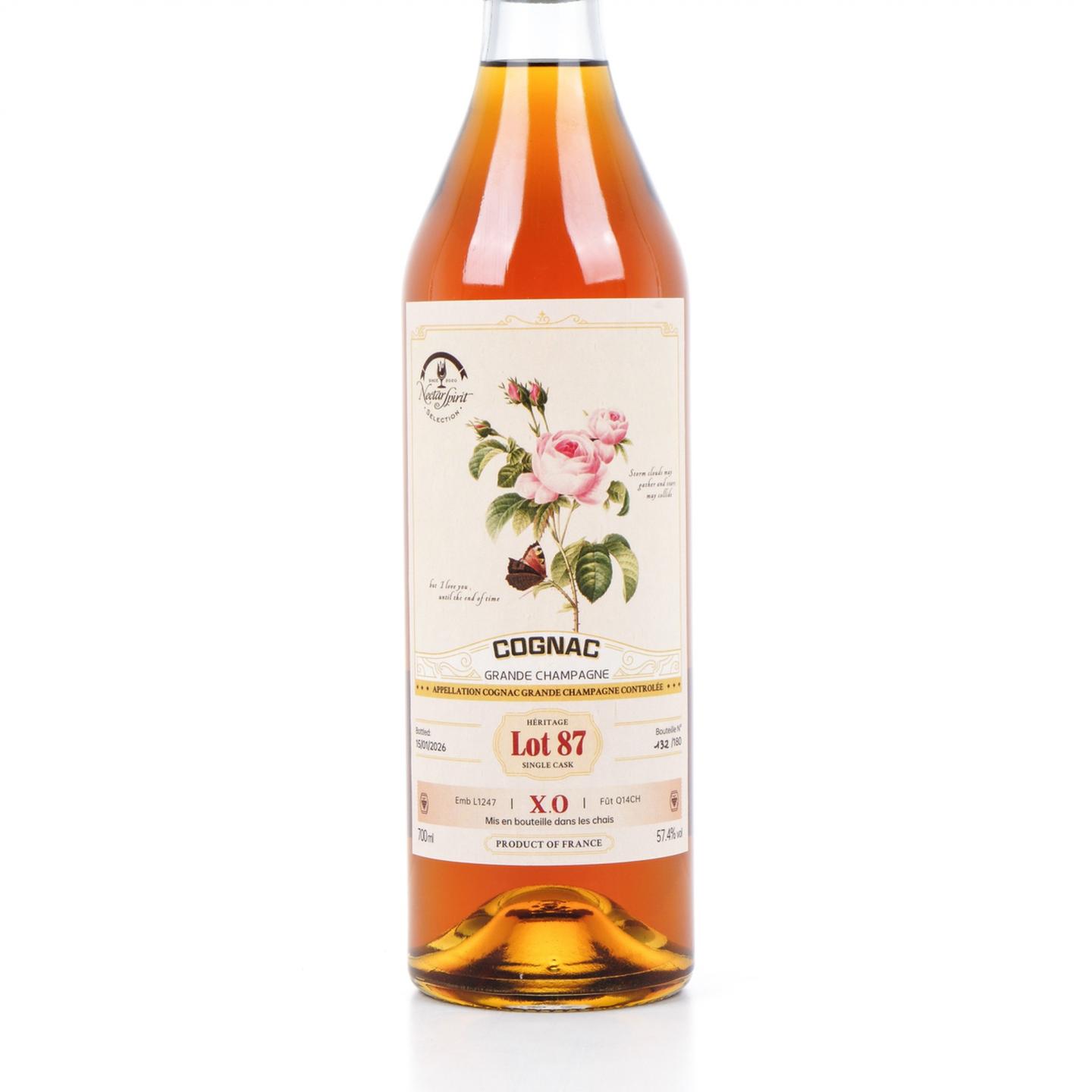 玫瑰之约 2026 Lot 87 大香槟区 单桶 干邑XO Nectar Spirit