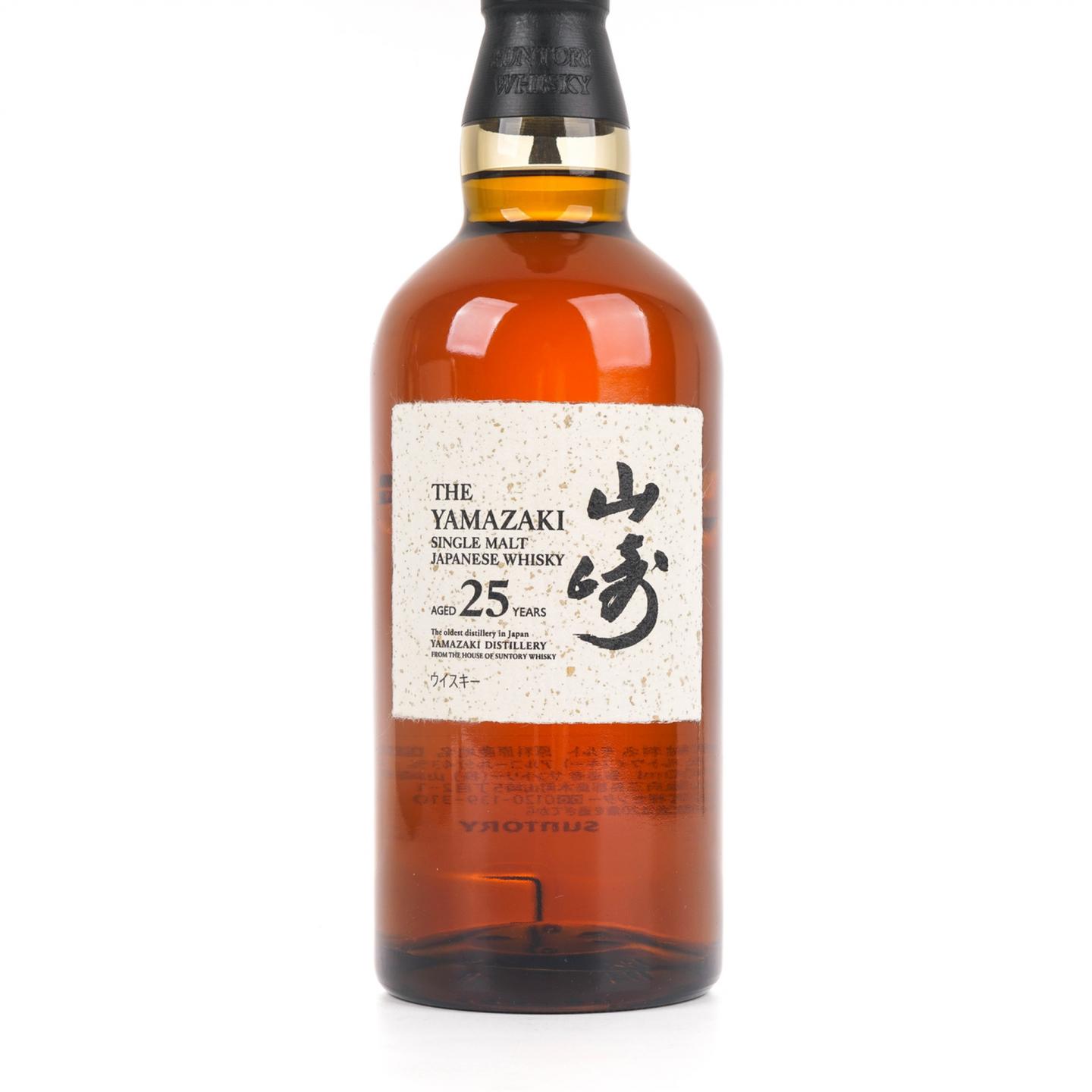 山崎 25年 新版 礼盒 700ml