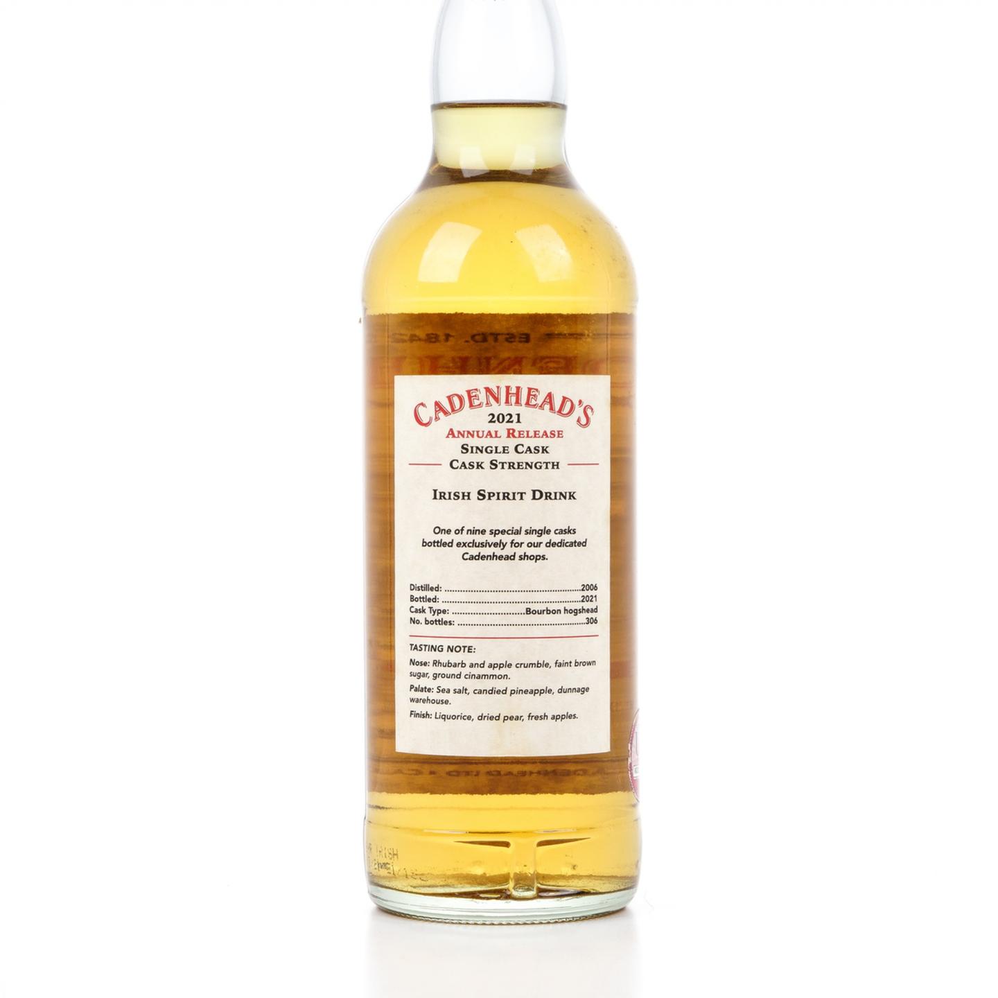 Irish Spirit Drink 15年 2006-2021 单桶 CA 爱尔兰烈酒