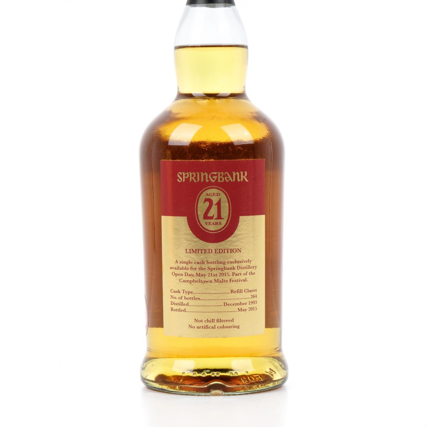 云顶 21年 1993-2015 Open Day Bottling