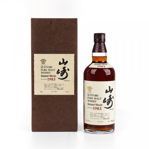 山崎 1983-1998 雪莉桶 金花标