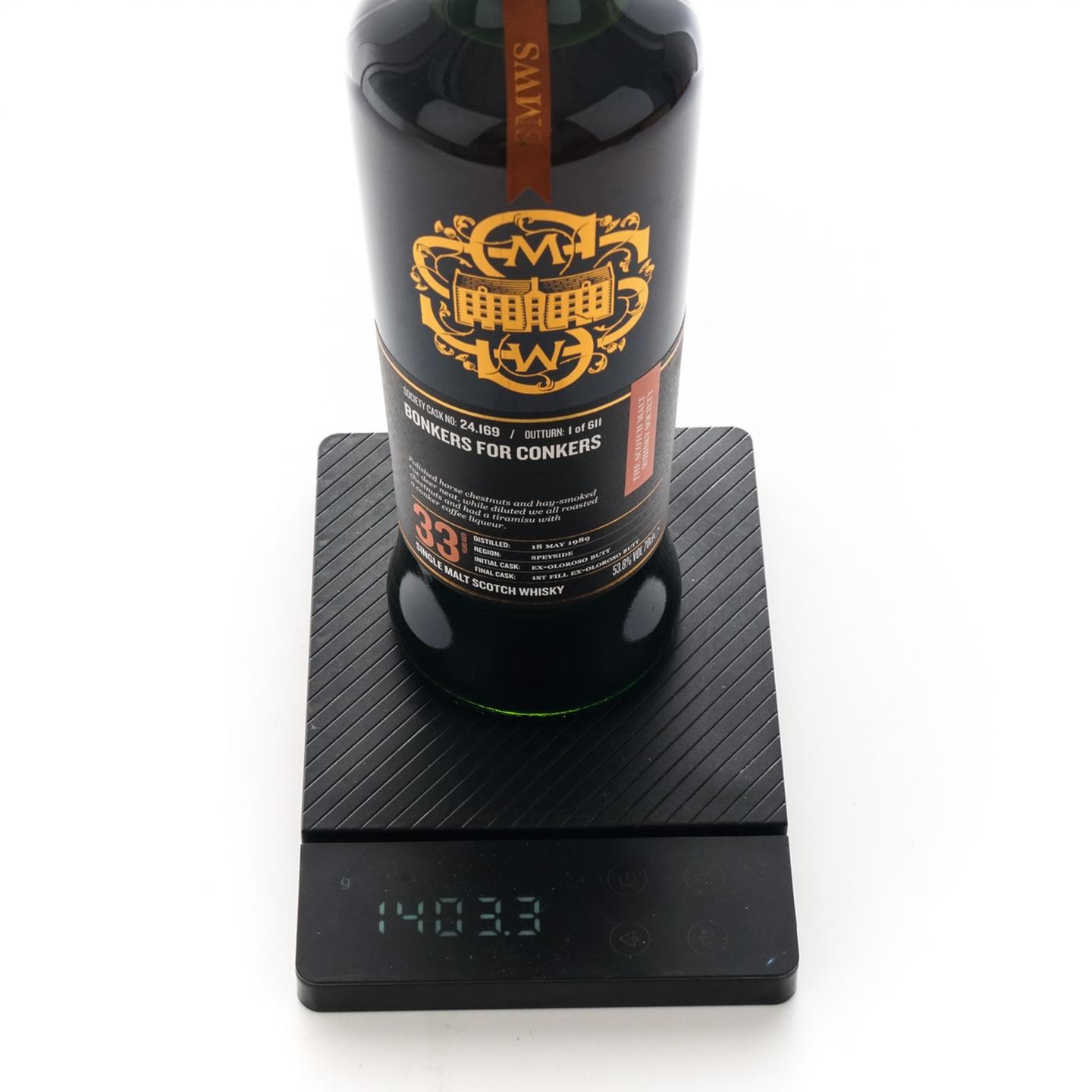 SMWS 24.169 麦卡伦 33年 1989 雪莉桶 酒窖珍藏系列