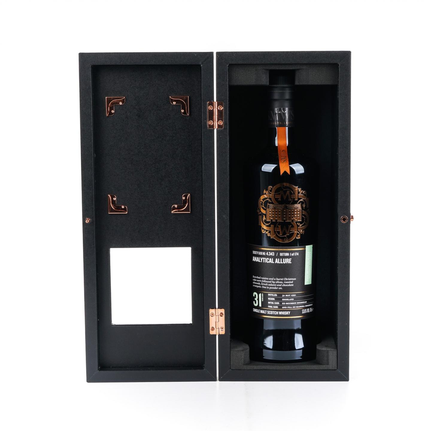 SMWS 4.343 高原骑士 31年 1991 马德拉桶后熟 酒窖珍藏系列
