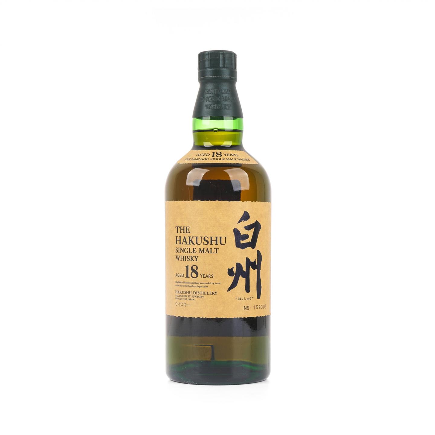 白州 18年 单一麦芽 瓶号159305
