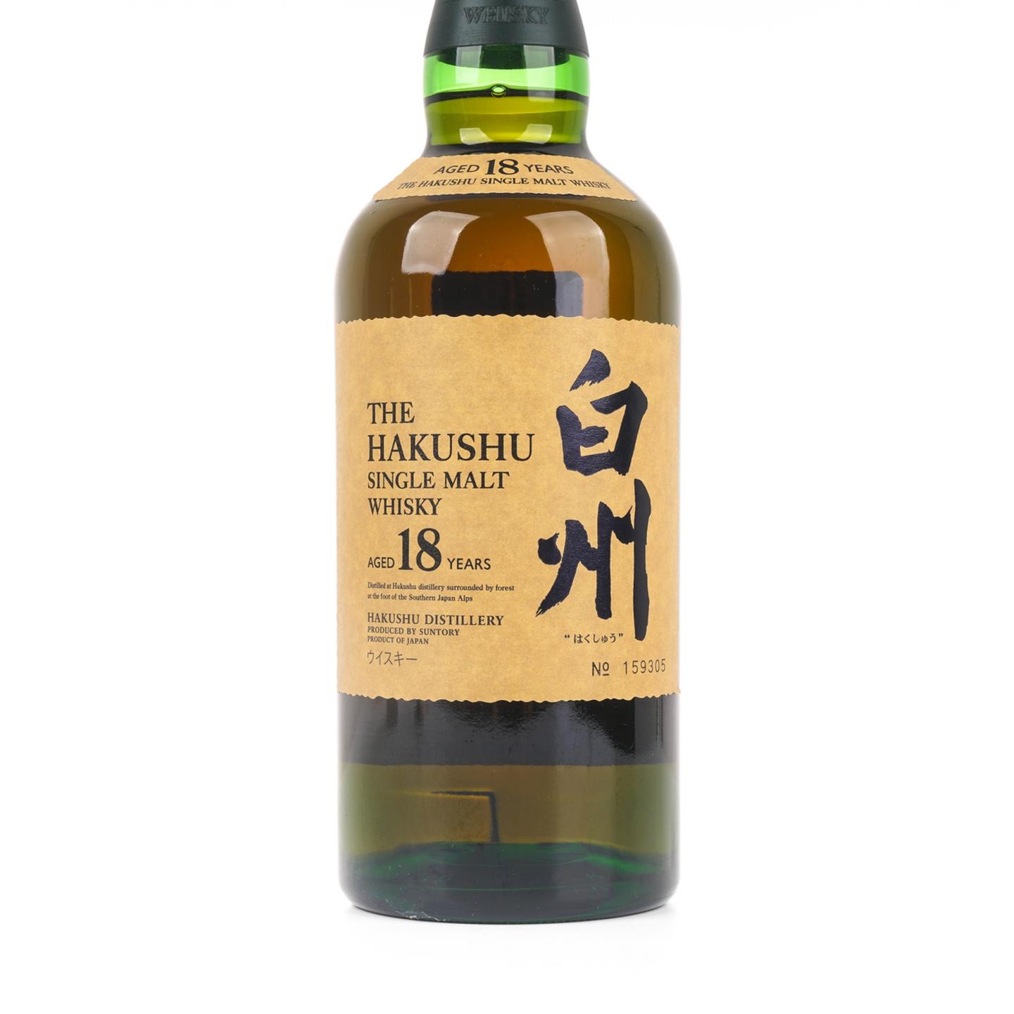 白州 18年 单一麦芽 瓶号159305