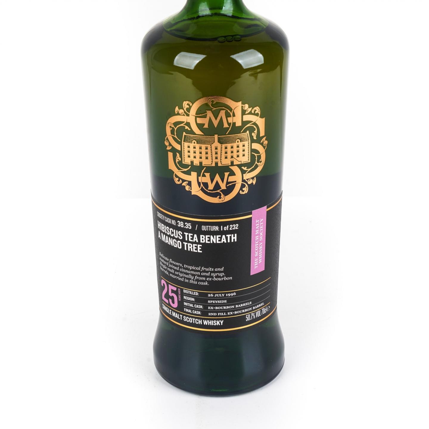 SMWS 38.35 凯普多尼克 25年 1996 芒果树下的洛神花茶
