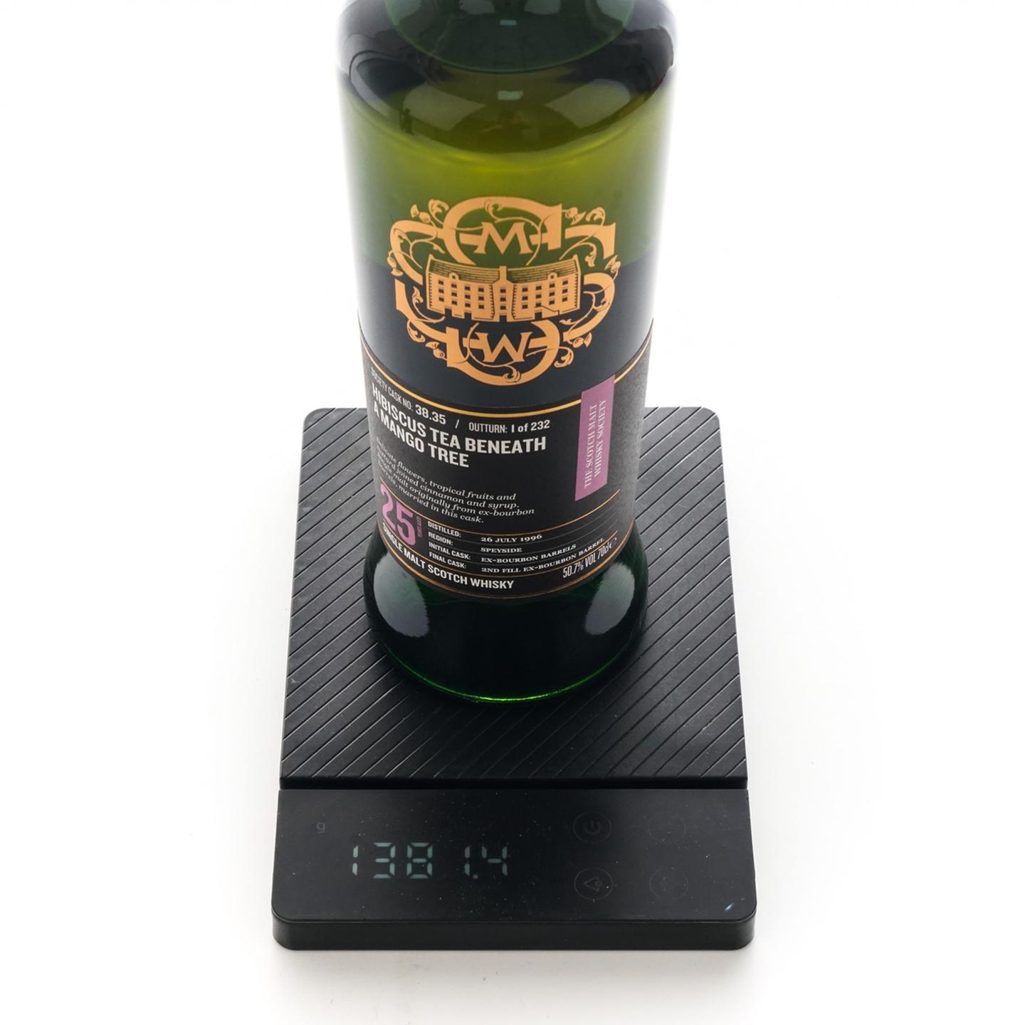 SMWS 38.35 凯普多尼克 25年 1996 芒果树下的洛神花茶