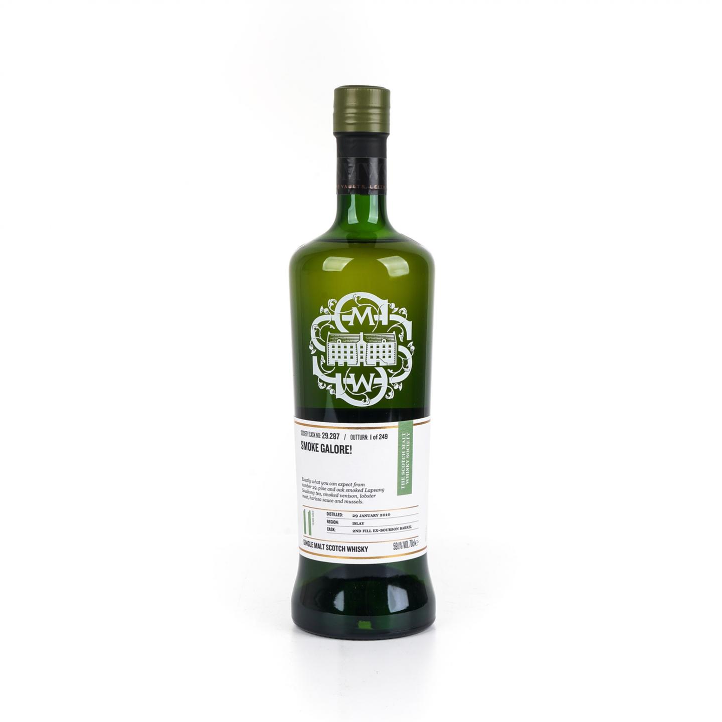 SMWS 29.287 拉弗格 11年 2010-2021 浓烟缭绕 行货