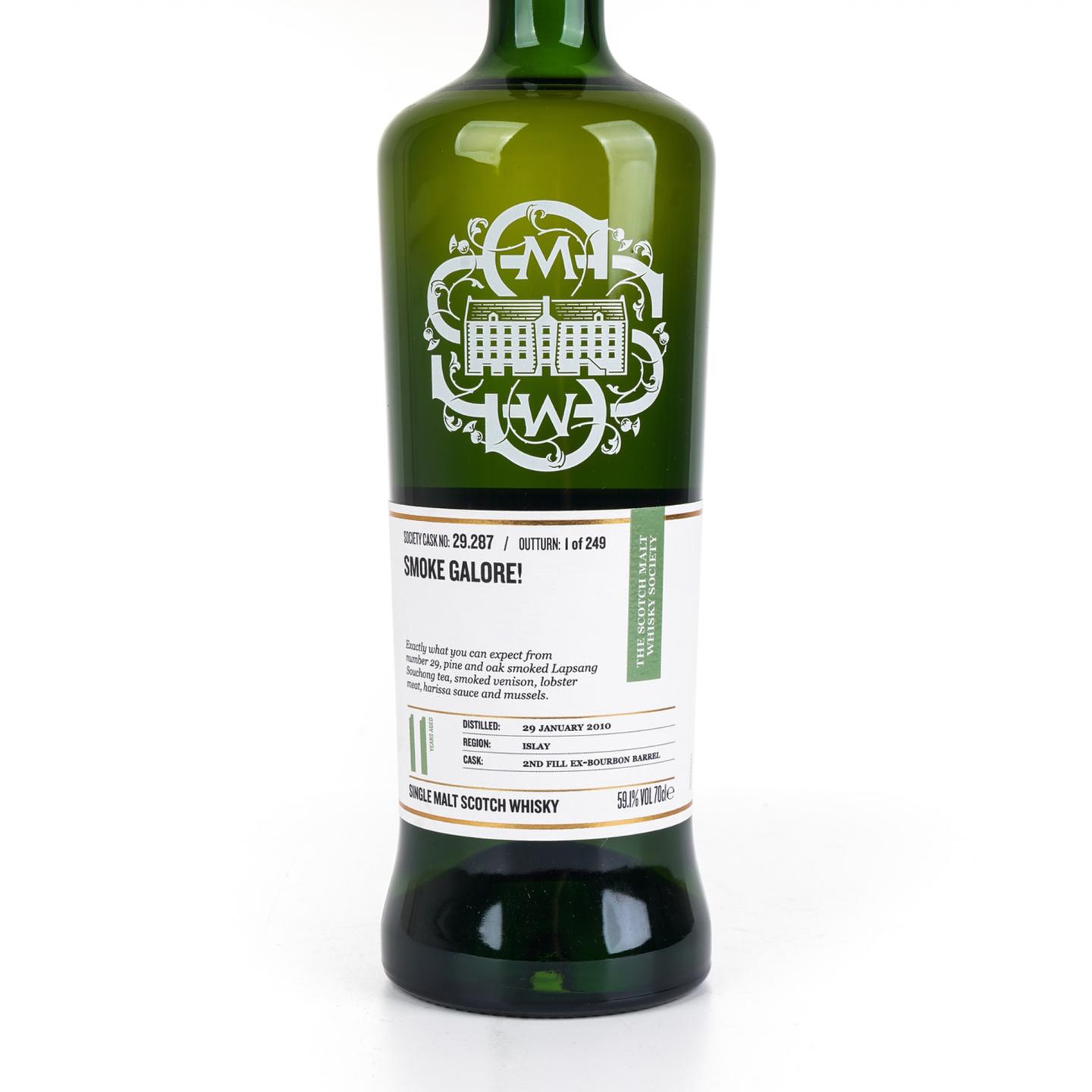 SMWS 29.287 拉弗格 11年 2010-2021 浓烟缭绕 行货