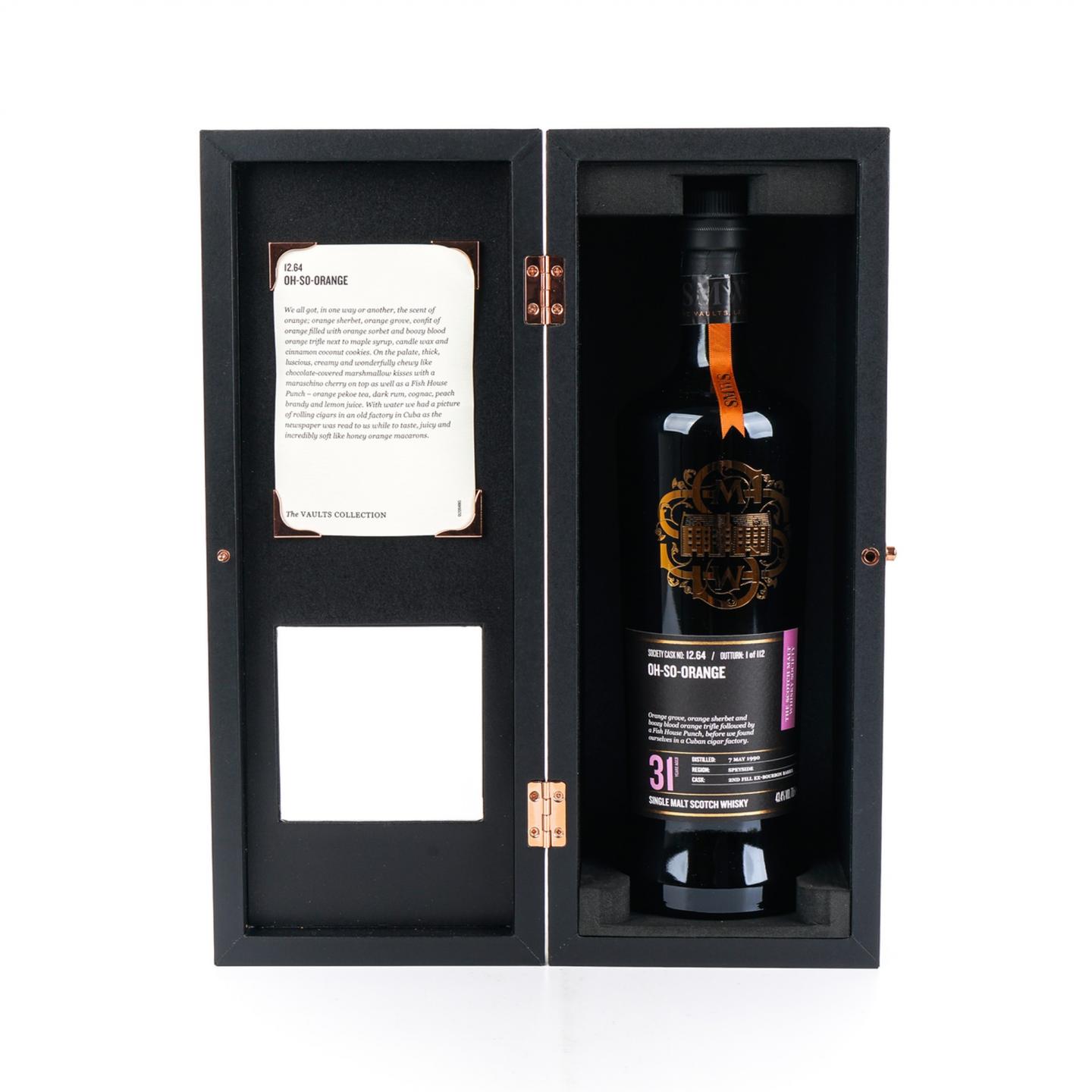 SMWS 12.64 本利亚克 31年 1990 酒窖珍藏系列 橙意盎然