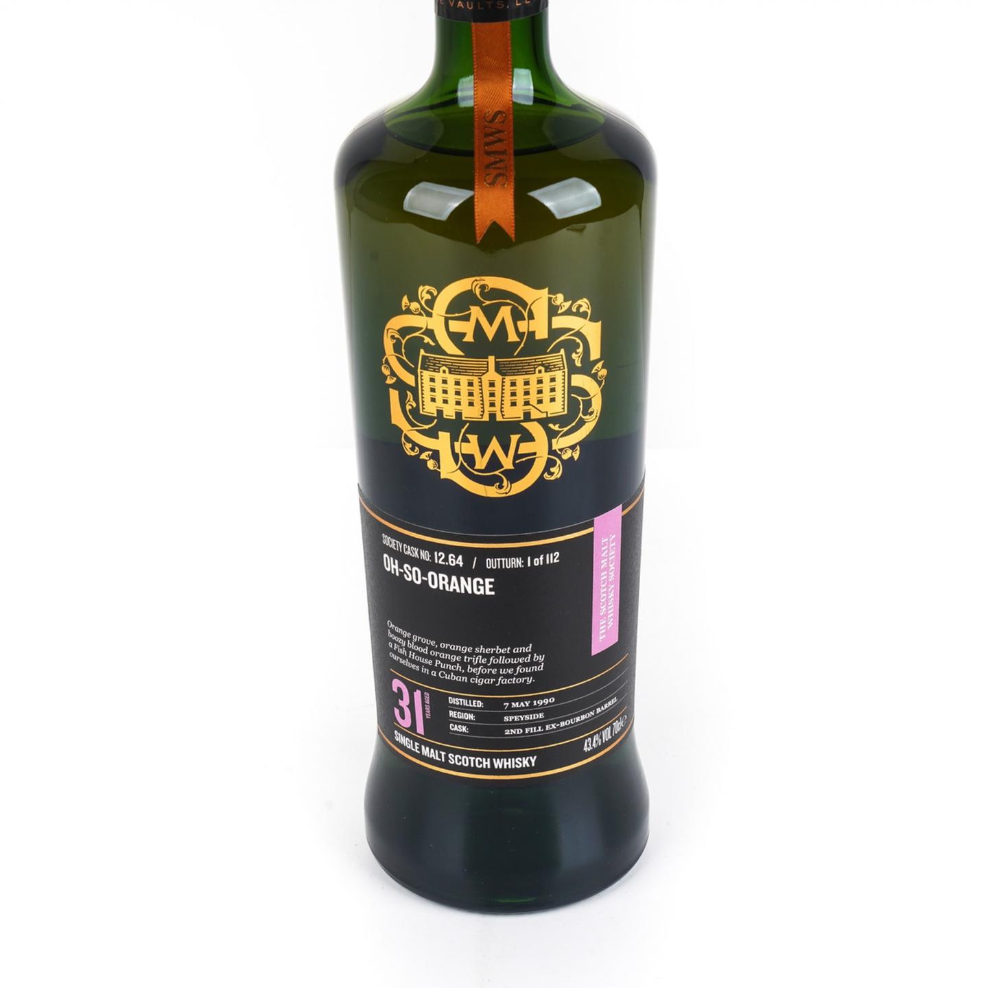 SMWS 12.64 本利亚克 31年 1990 酒窖珍藏系列 橙意盎然